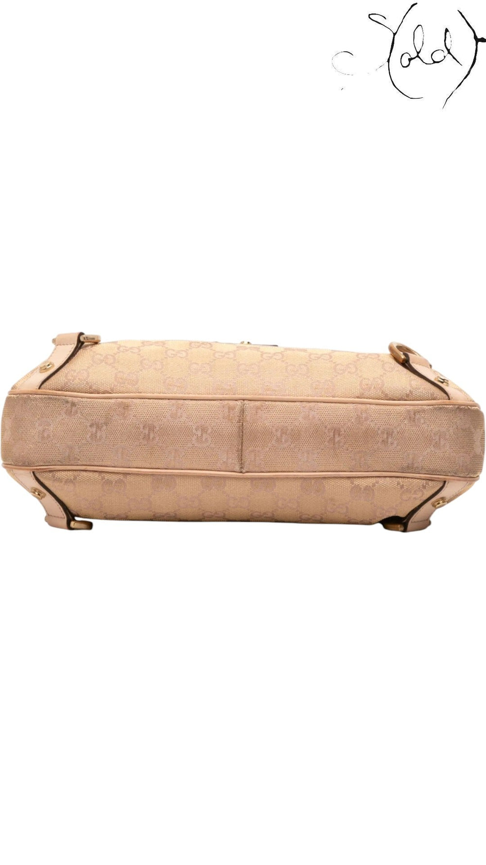 Gucci GG Canvas Abbey D Ring Shoulder Bag, Interior view | Sold Attire