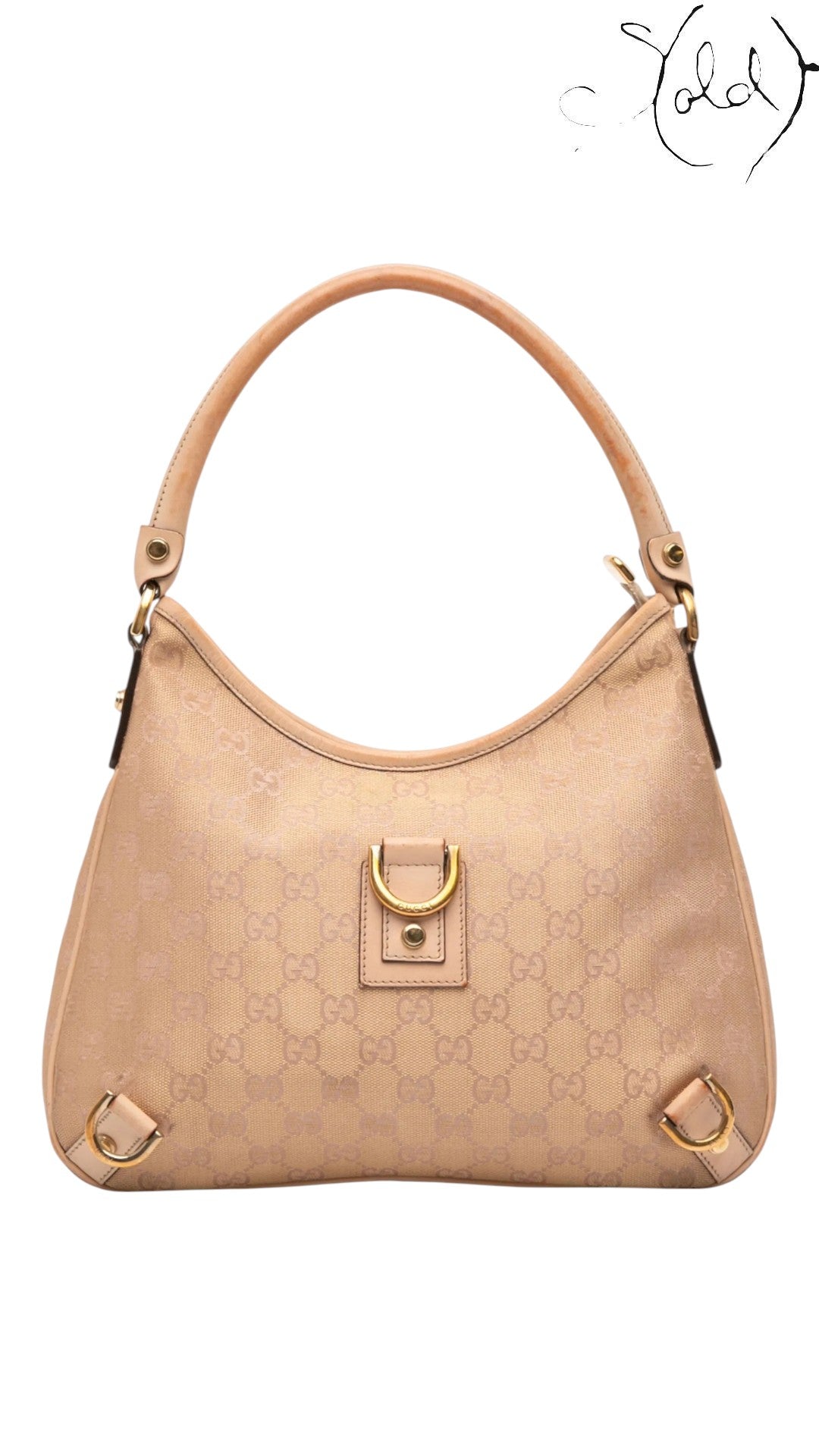 Gucci GG Canvas Abbey D Ring Shoulder Bag — Authenticated Pre-Owned | Sold Attire