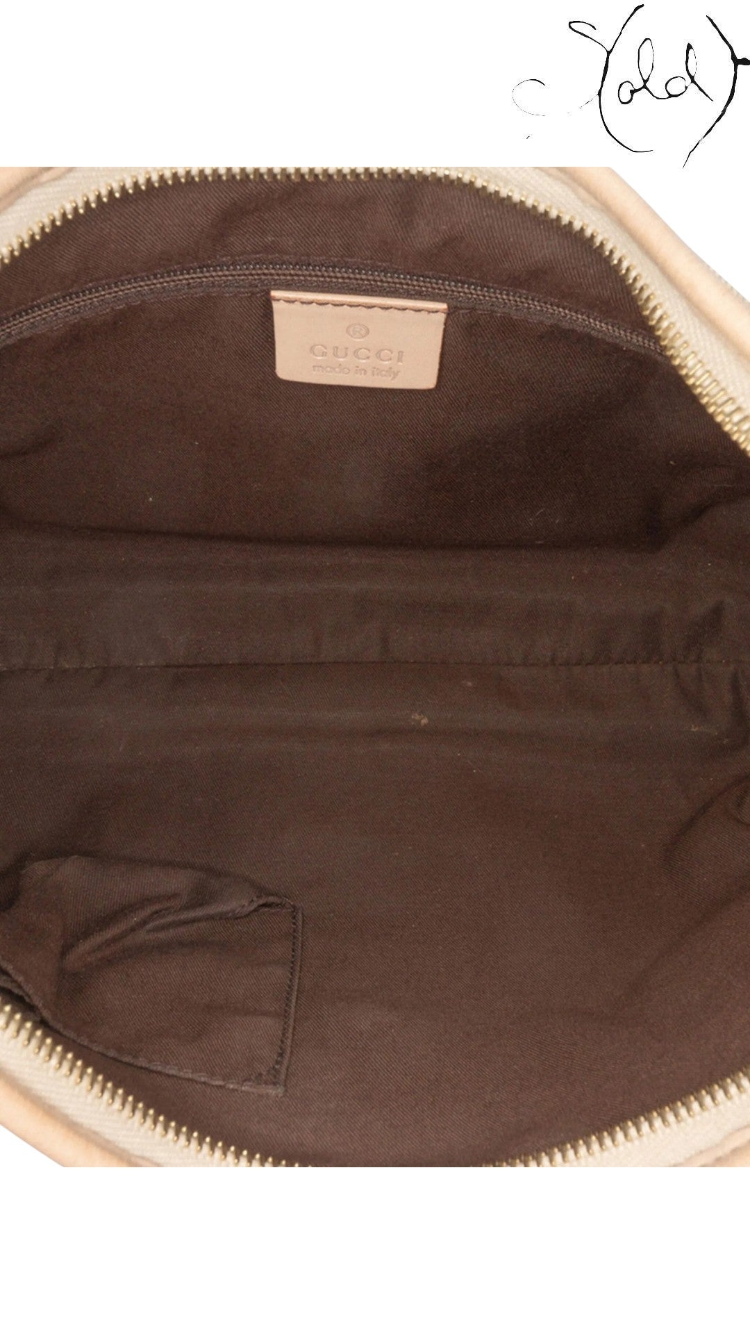 Gucci GG Canvas Abbey D Ring Shoulder Bag, Hardware detail | Sold Attire