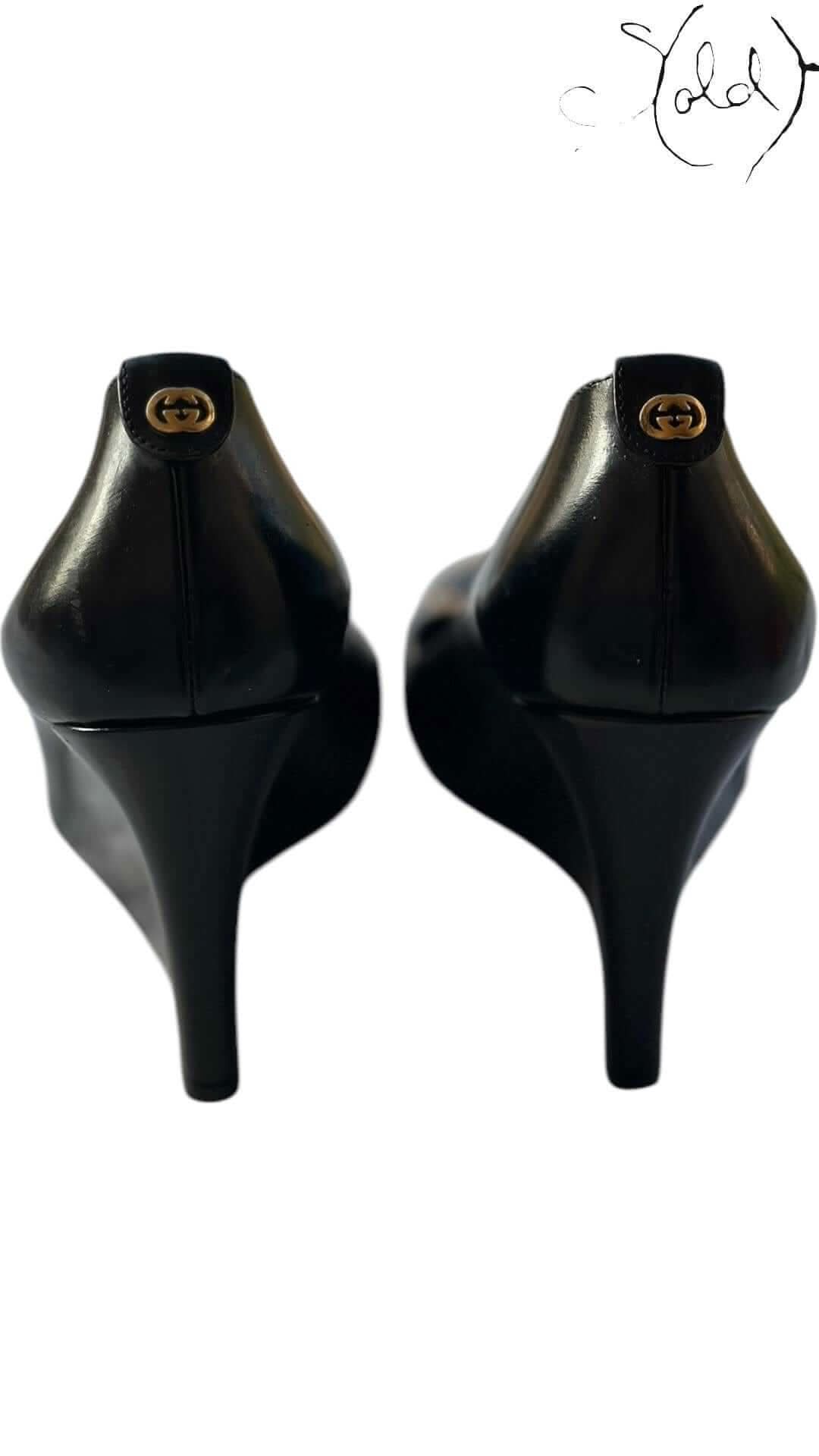 Gucci GG Heel Pumps – Patent Authority | Sold Attire - Sold Attire