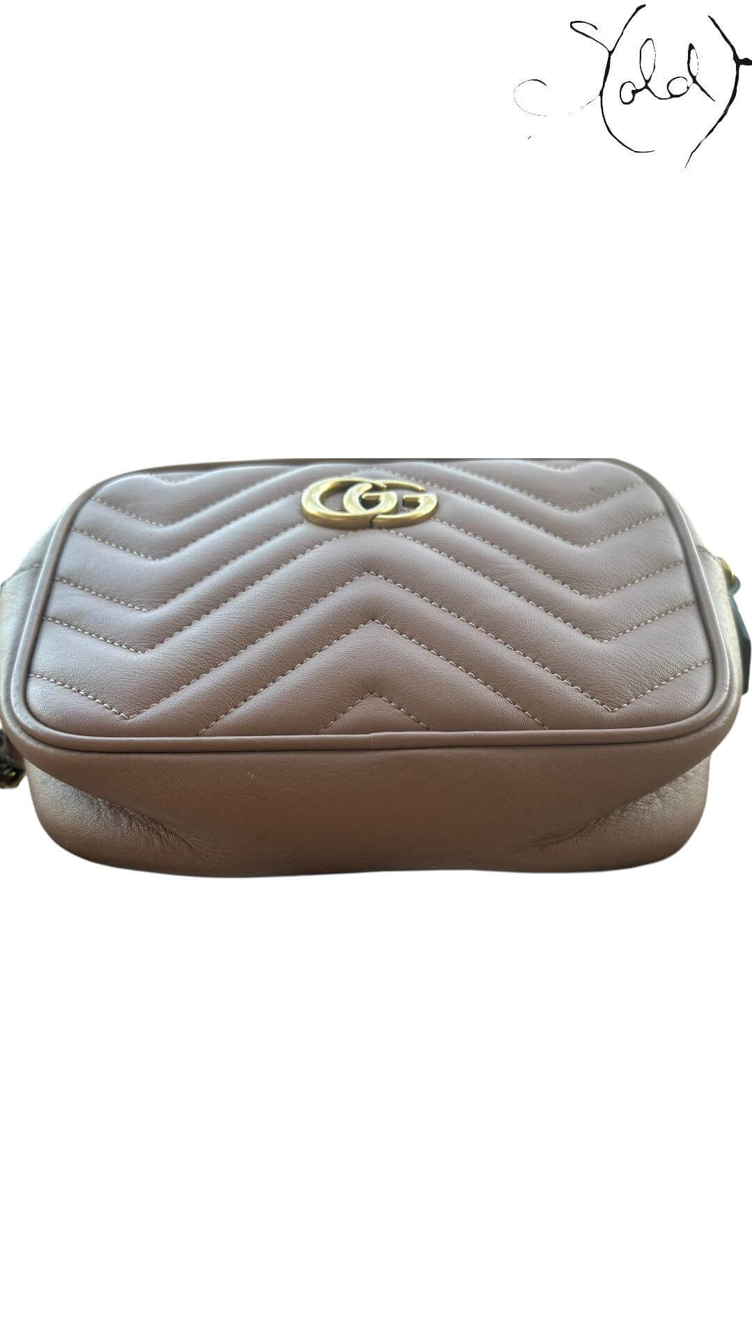 GUCCI GG MARMONT CAMERA BAG – DUSTY ROSE | SOLD ATTIRE, Base view | Sold Attire
