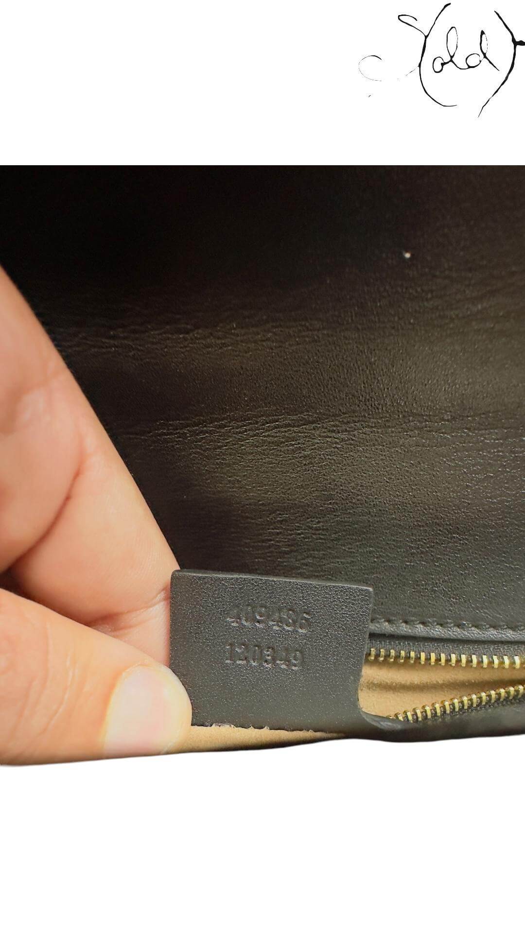 Gucci Guccissima Padlock Shoulder Bag – Noir Luxe, Hardware detail | Sold Attire
