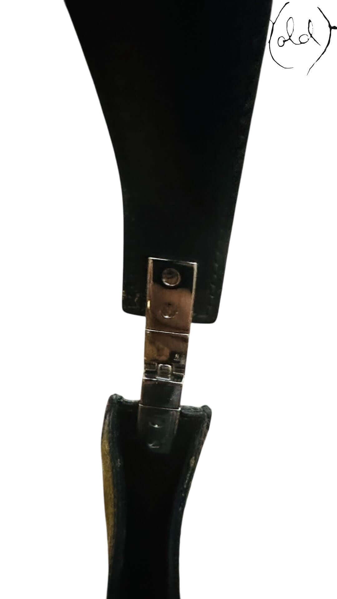 GUCCI Jackie Tom Ford Patent Black– Y2K Revival, Base view | Sold Attire
