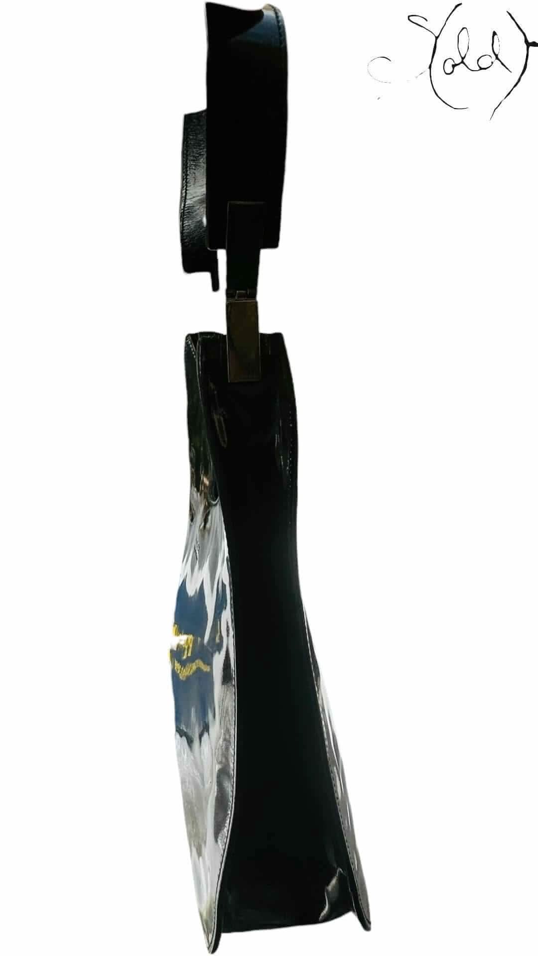 GUCCI Jackie Tom Ford Patent Black– Y2K Revival | Sold Attire - Sold Attire