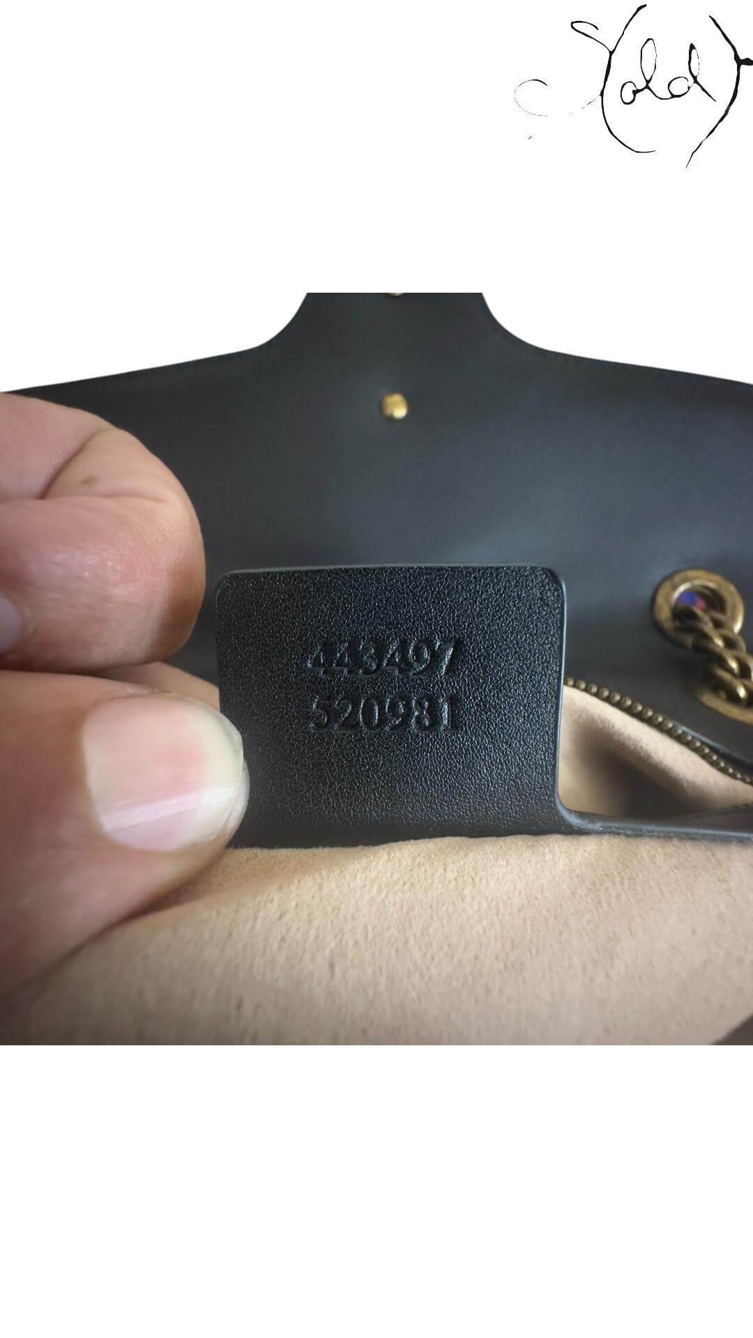 Gucci GG Marmont Black Matelassé Shoulder Bag, Hardware detail | Sold Attire