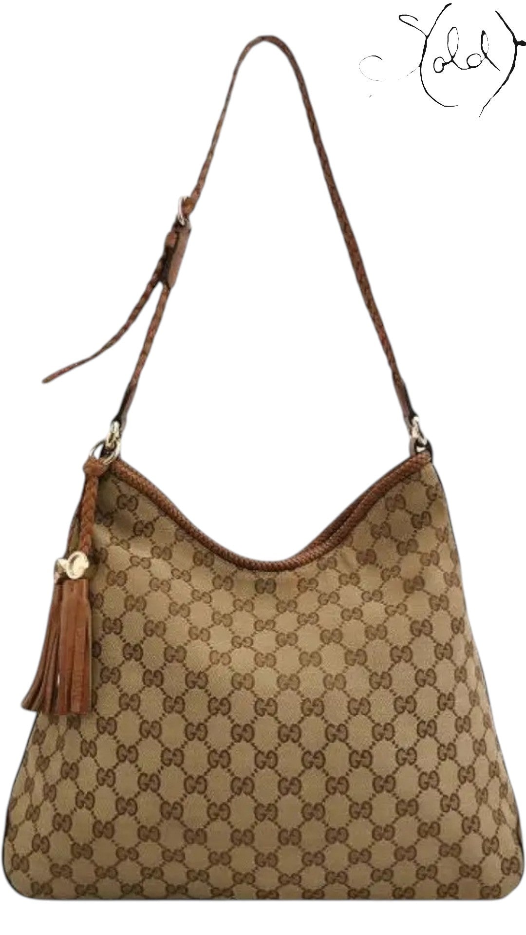 Gucci Marrakech GG Canvas & Leather Hobo Bag — Authenticated Pre-Owned | Sold Attire
