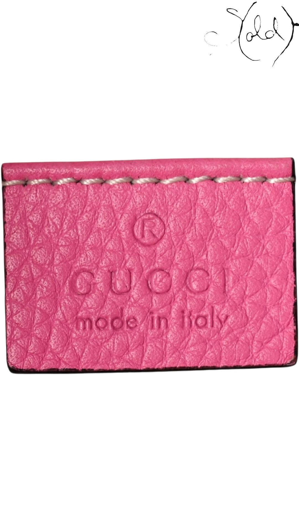 Gucci Mini GG Marmont Top Handle Bag – Tropical Pink Cellarius, Hardware detail | Sold Attire