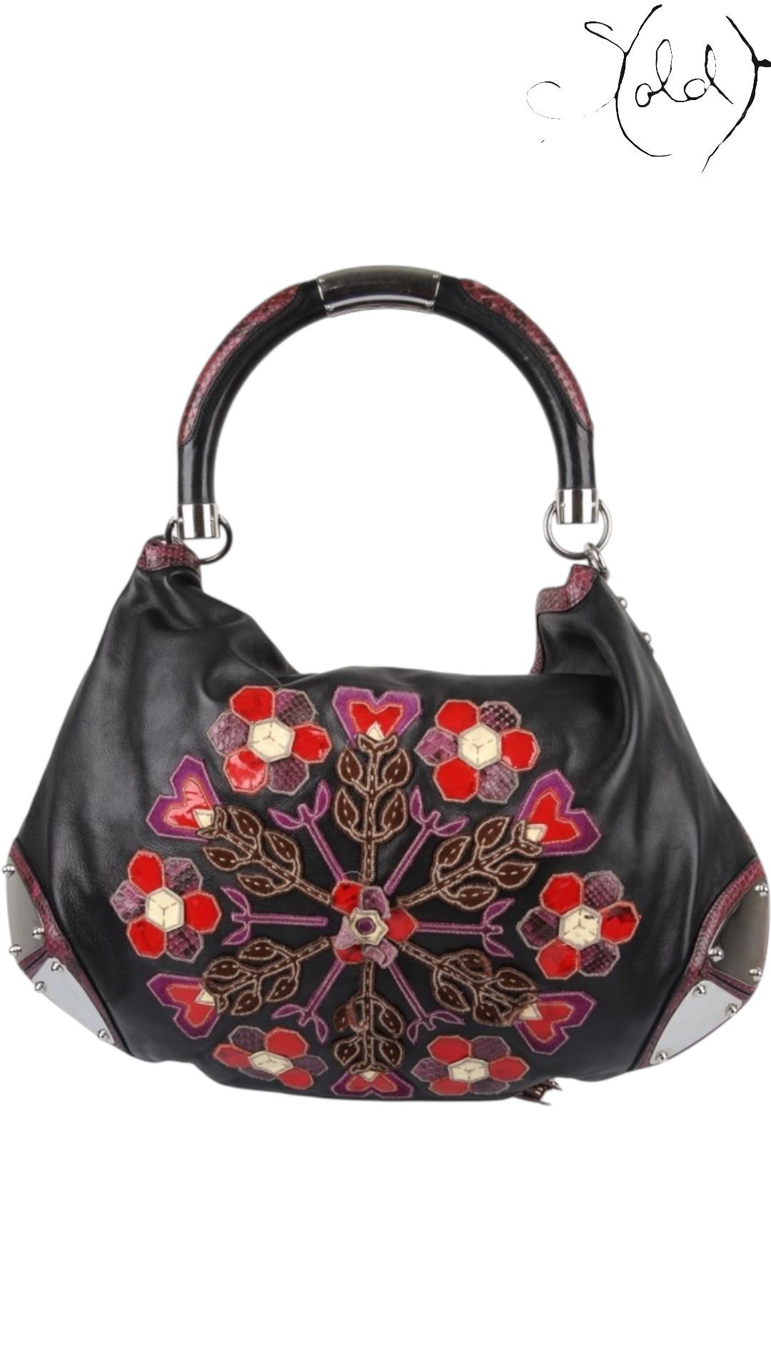 Gucci Spring 2007 Babouska Snakeskin Tassel Hobo — Interior view | Sold Attire