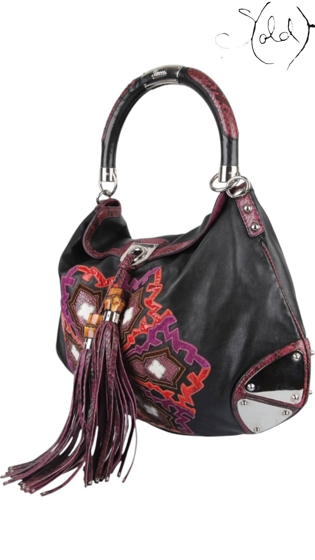 Gucci Spring 2007 Babouska Snakeskin Tassel Hobo | Sold Attire - Sold Attire