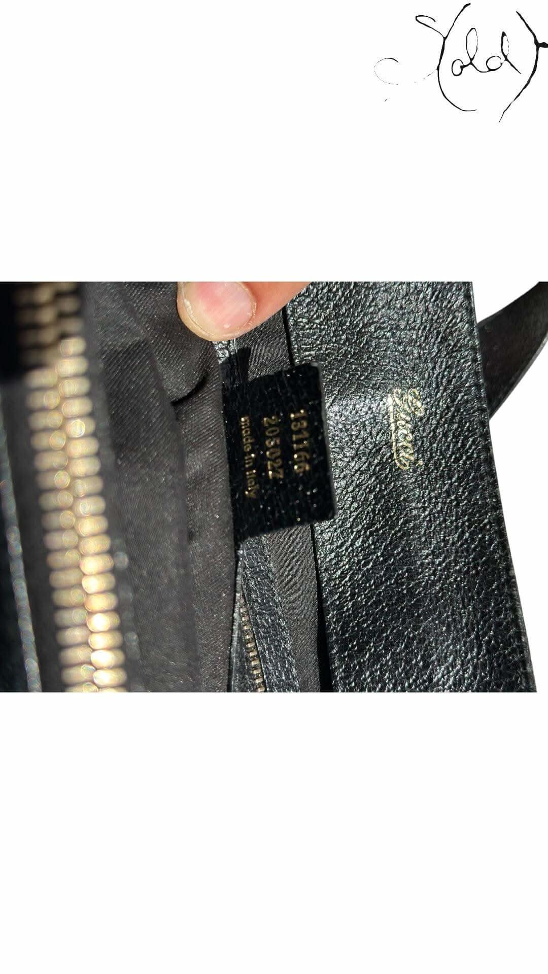 Gucci Vintage Monogram Web Handbag – 2000s Noir | Sold Attire - Sold Attire