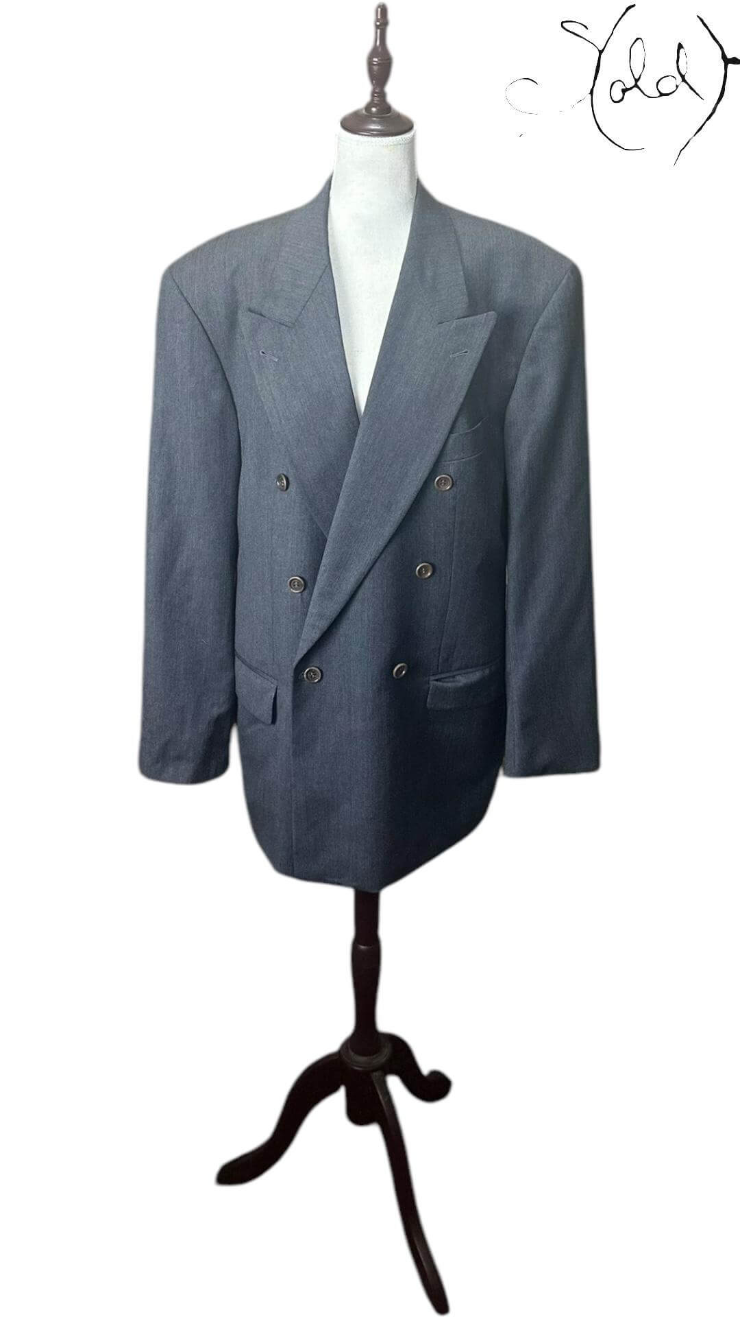 Hugo Boss Al Capone Suit Virgin Wool EU50 Vintage Classic — Authenticated Pre-Owned | Sold Attire
