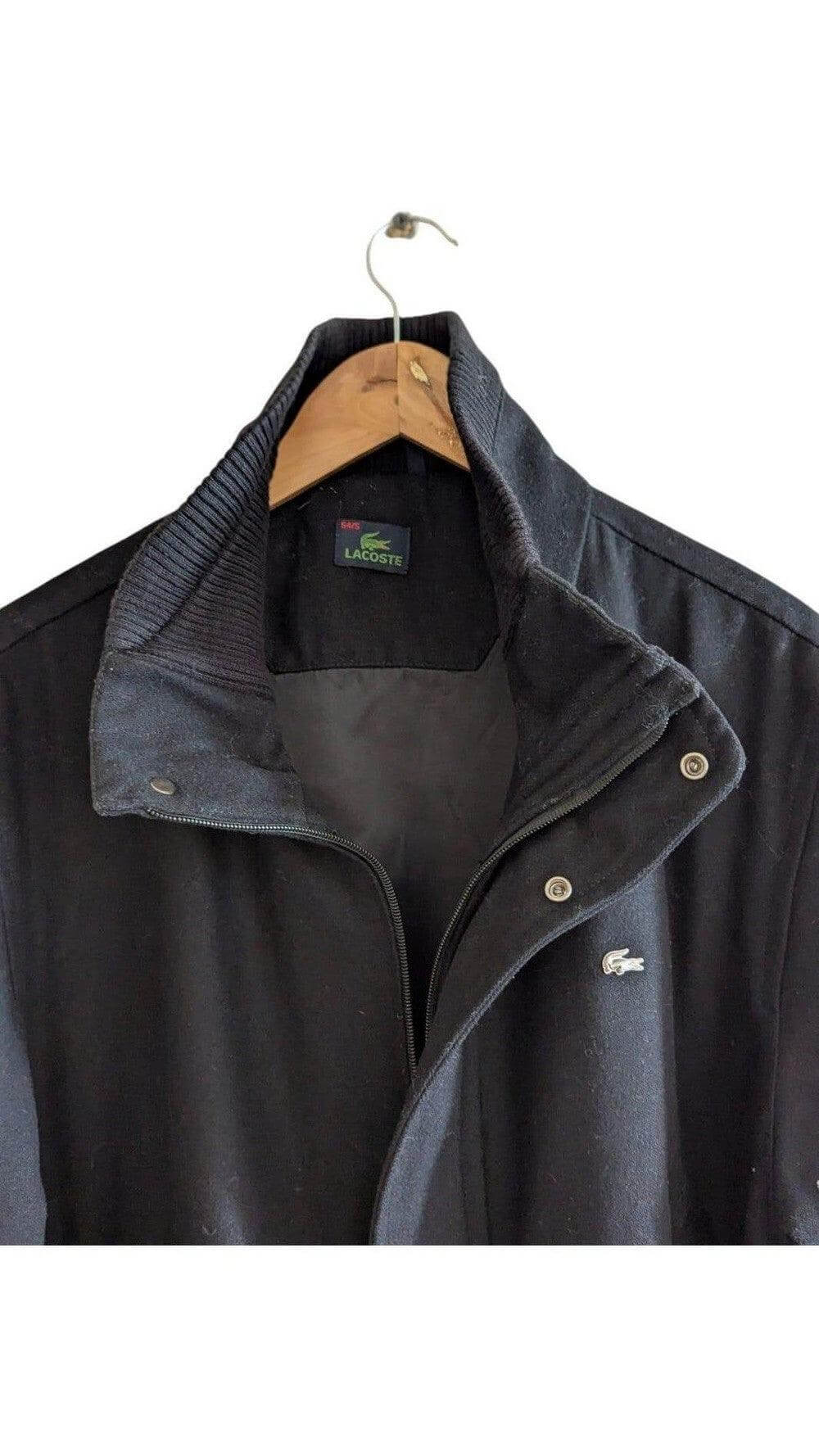 Lacoste Heavy Wool Coat - Timeless Winter Style, Interior view | Sold Attire