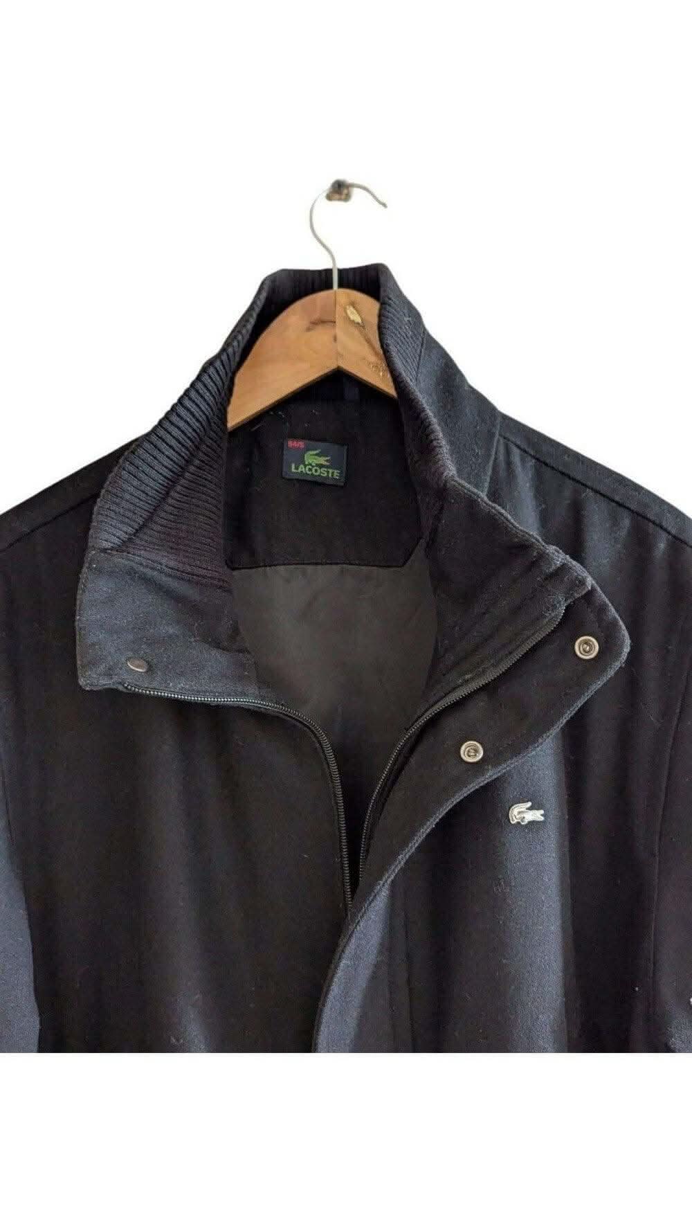 Lacoste Jacket Lacoste Heavy Wool Coat - Timeless Winter Style