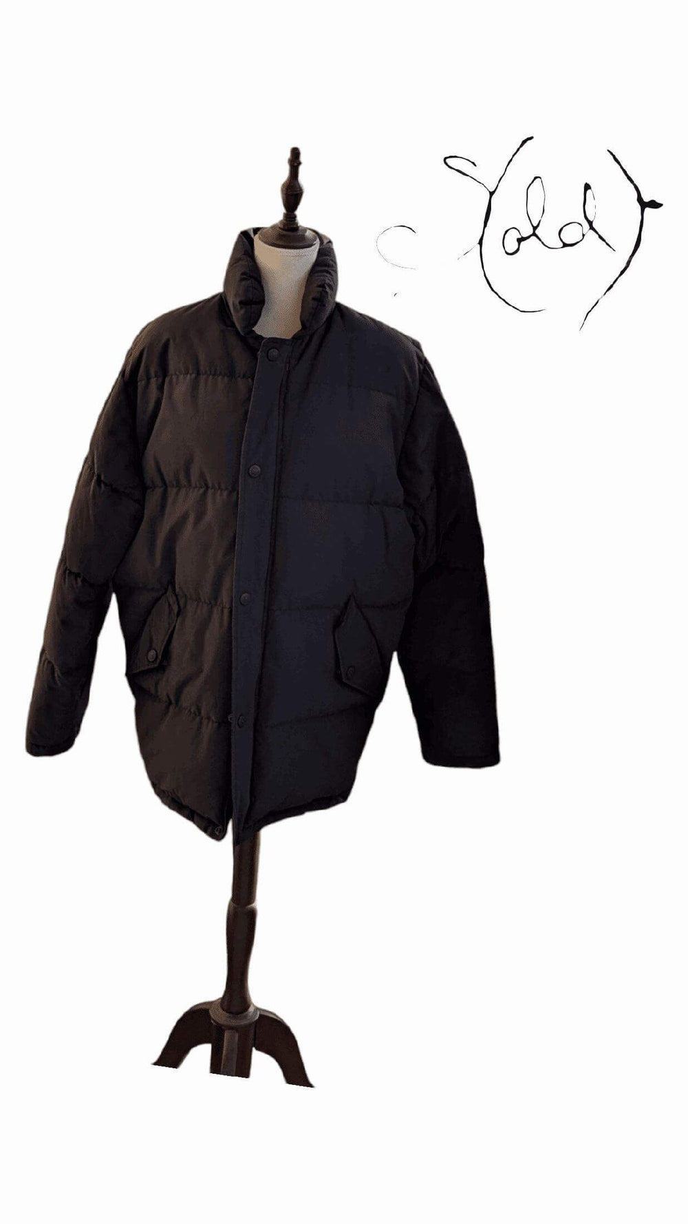 Levi’s Quilted Puffer– Vintage Warmth & Style, Back view | Sold Attire