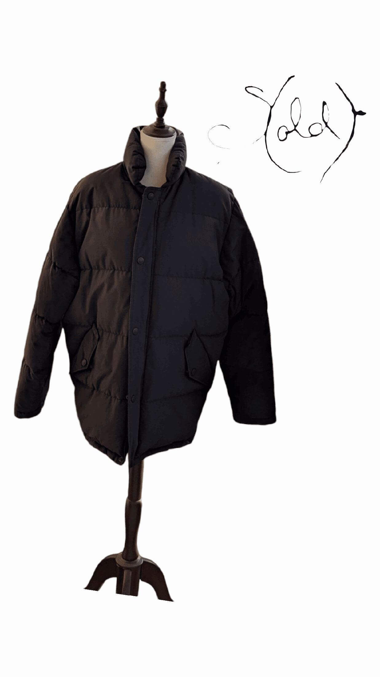 Levi’s Quilted Puffer– Vintage Warmth & Style, Back view | Sold Attire