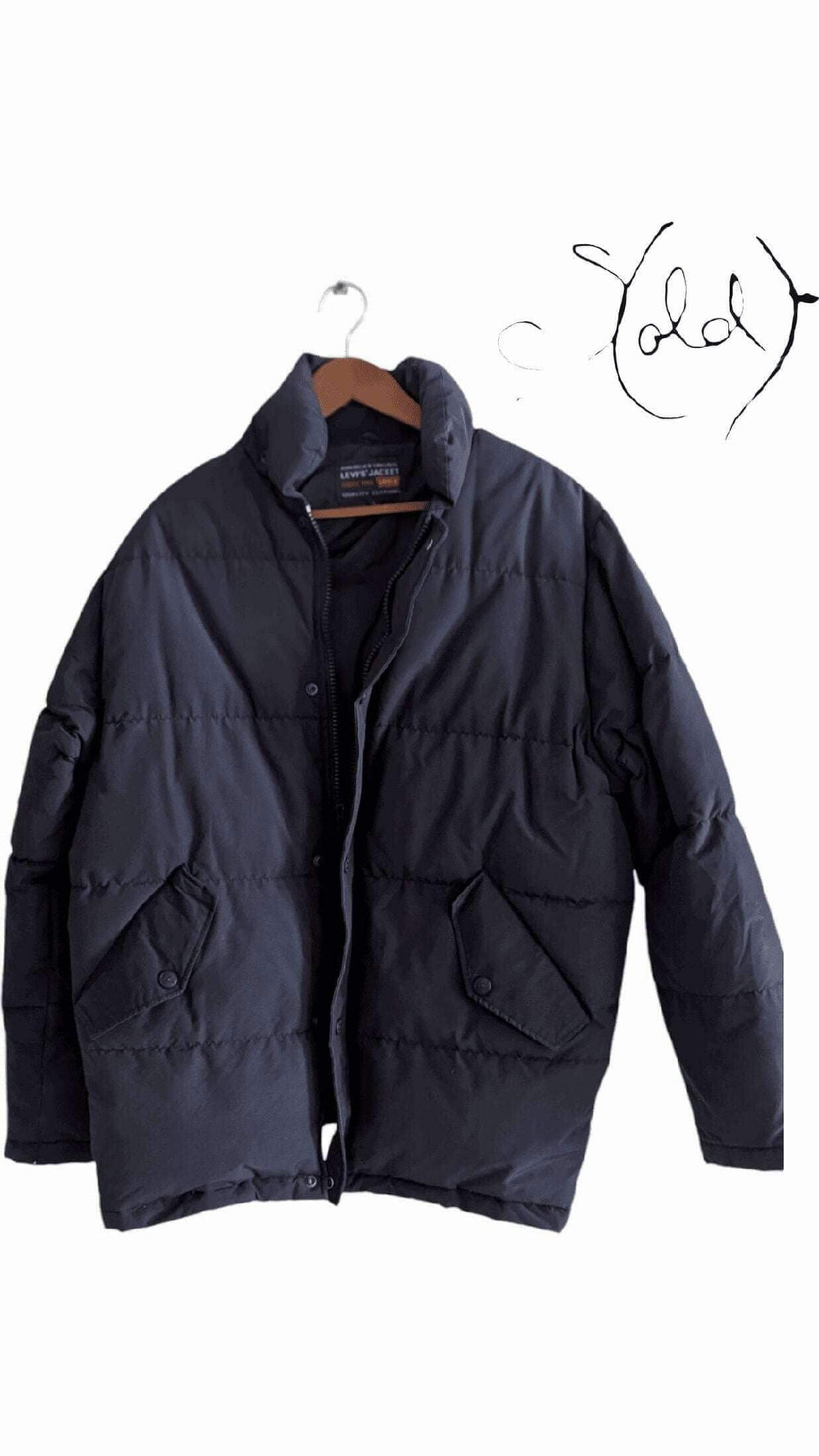 Levi’s Quilted Puffer– Vintage Warmth & Style, Interior view | Sold Attire
