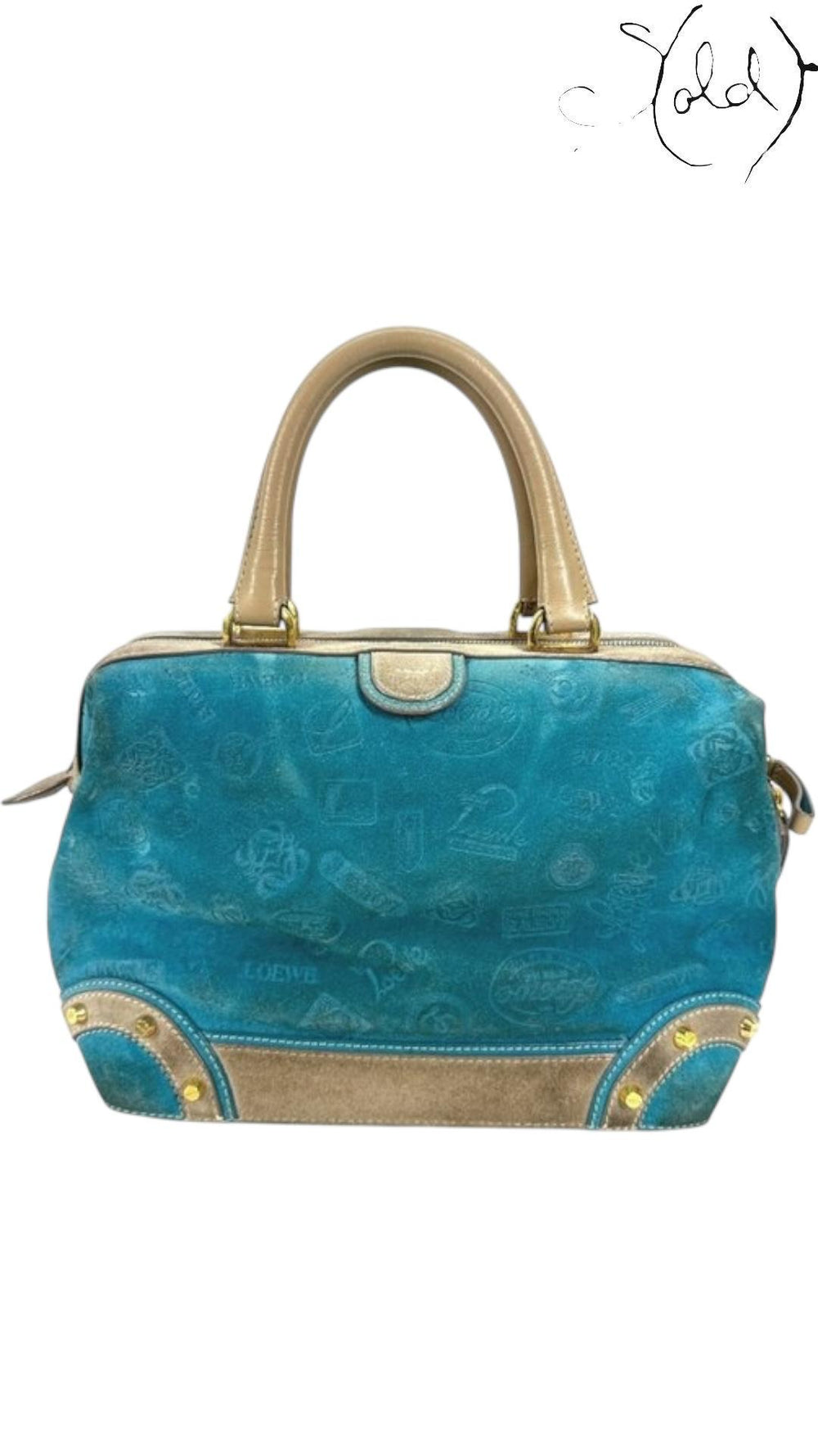 Loewe 160th Anniversary Mini Duffle Bag, Interior view | Sold Attire