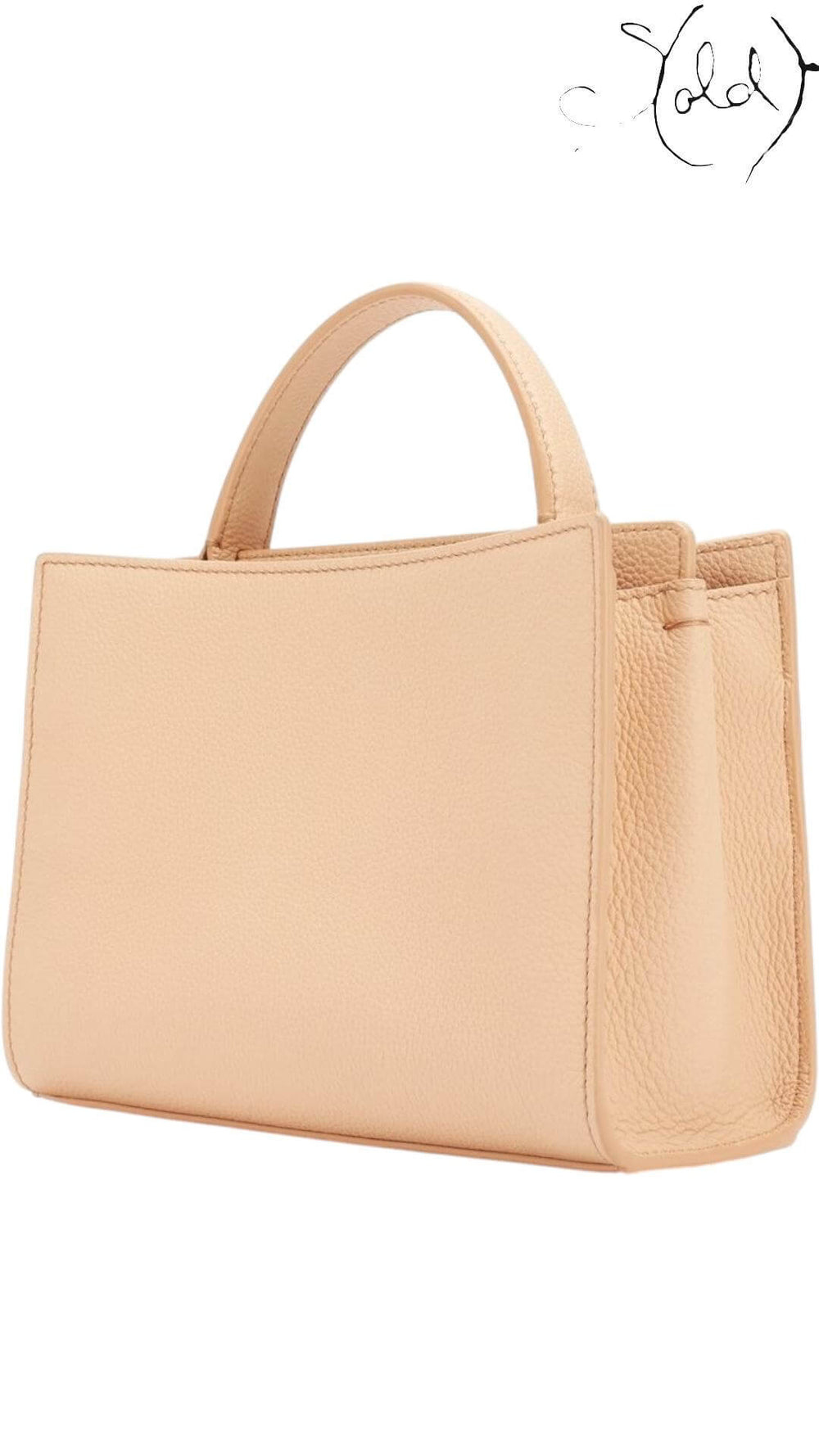 Loro Piana Cluisee Medium Tote – Light-Pink Calfskin, Interior view | Sold Attire