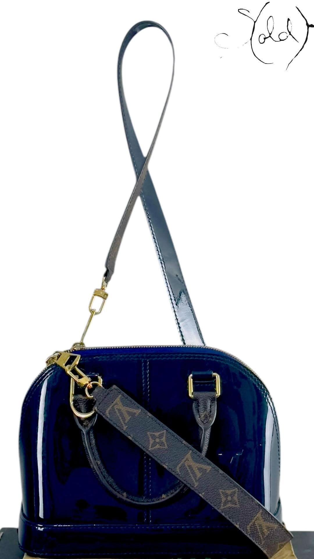 Louis Vuitton Alma BB Monogram Vernis – Midnight Majesty | Sold Attire - Sold Attire