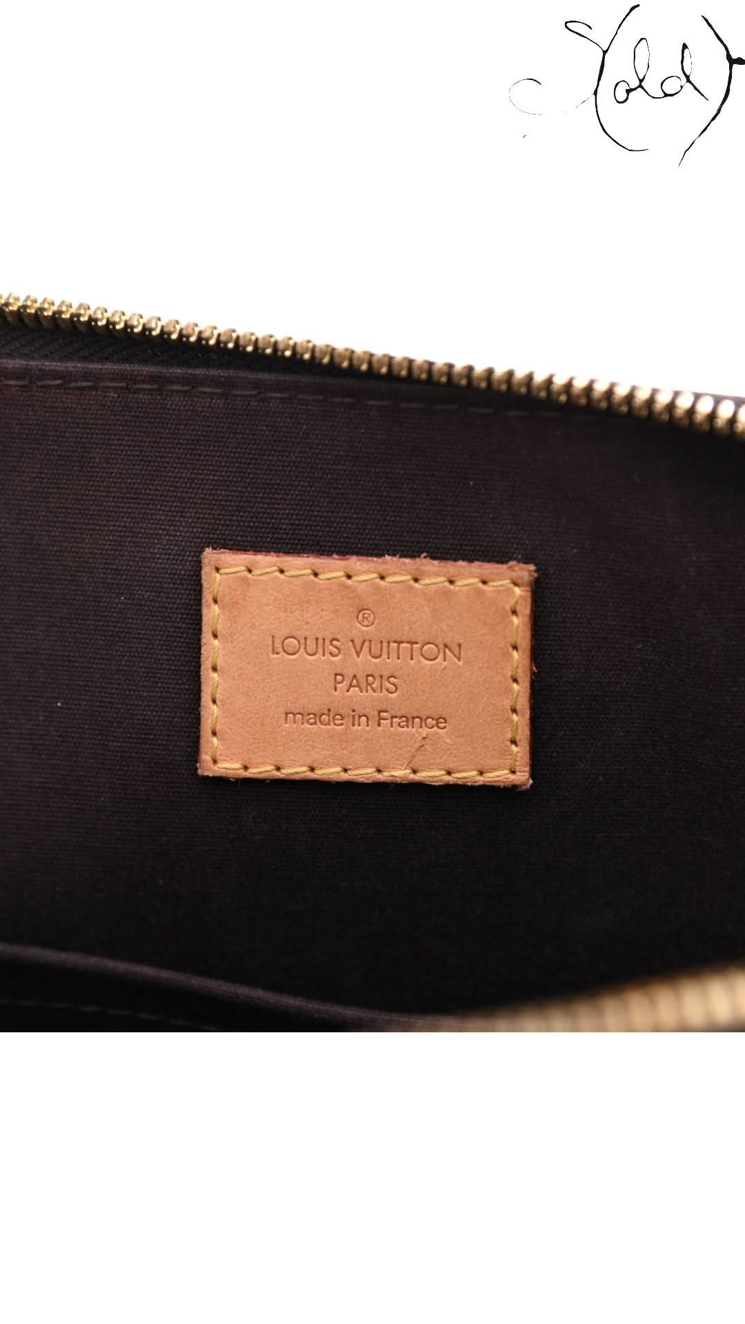 Louis Vuitton Alma PM Vernis – Amarante Patent | Sold Attire - Sold Attire