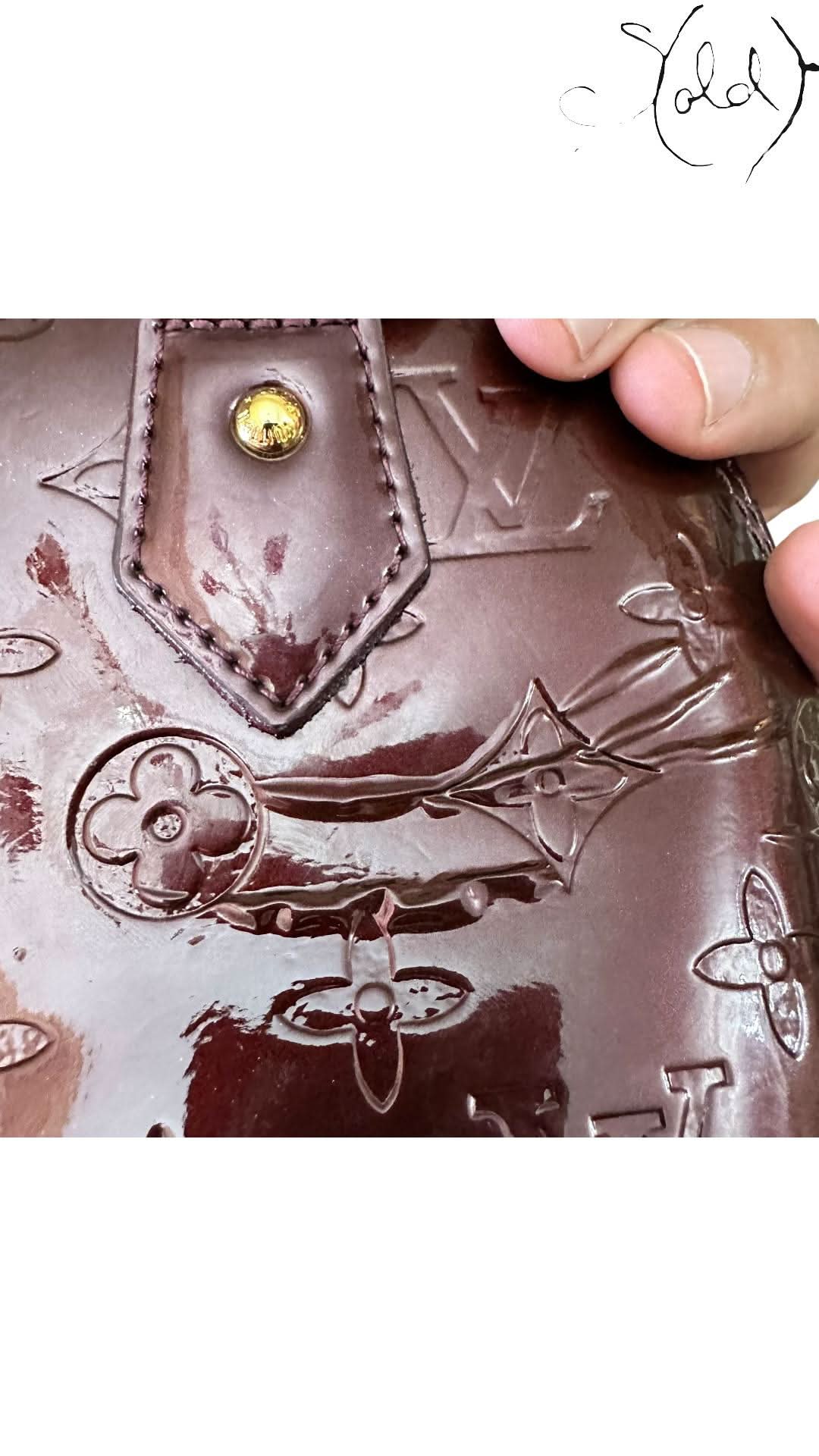 Louis Vuitton Alma PM Vernis – Amarante Patent | Sold Attire - Sold Attire