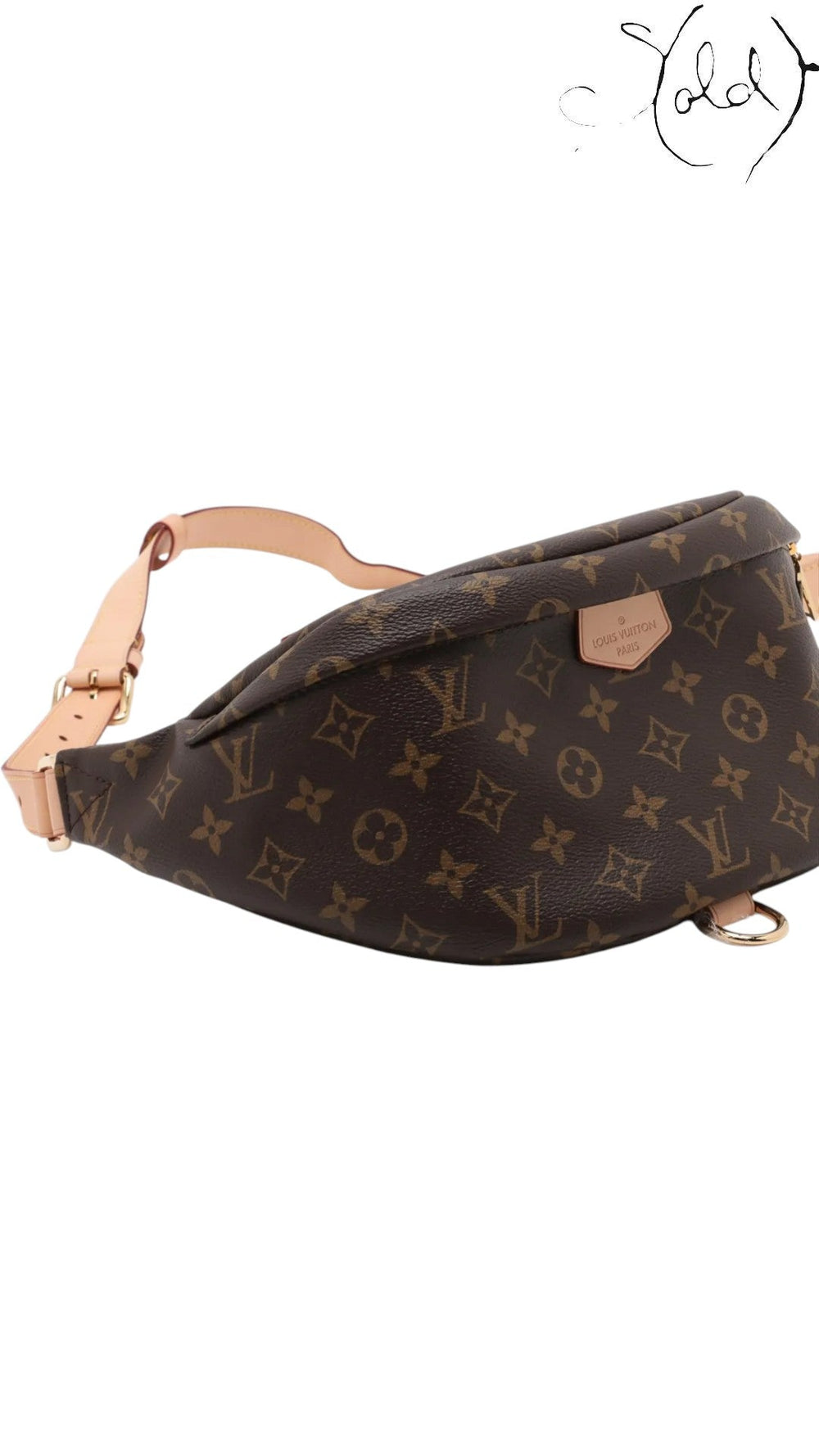 Louis Vuitton Monogram Bum Bag with RFID Chip, Detail view | Sold Attire