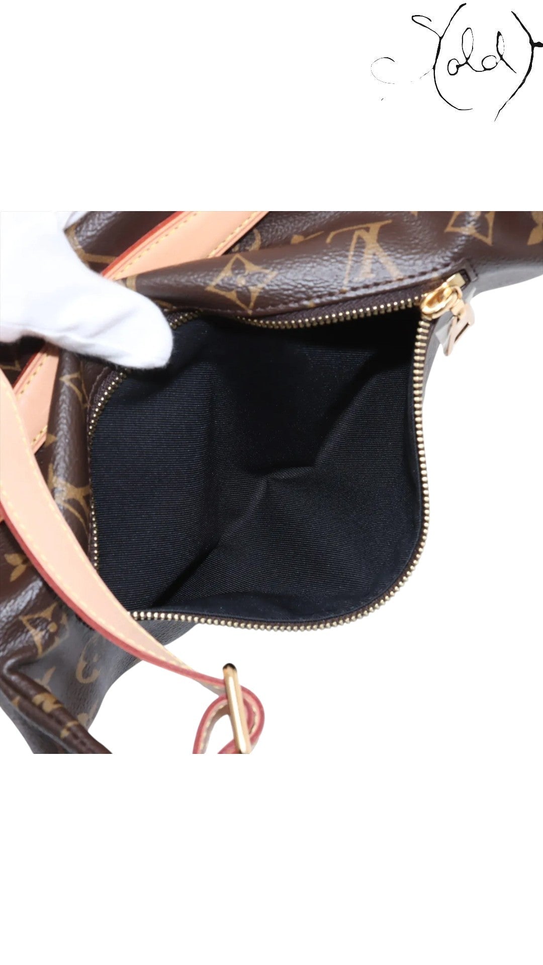 Louis Vuitton Monogram Bum Bag with RFID Chip, Side view | Sold Attire