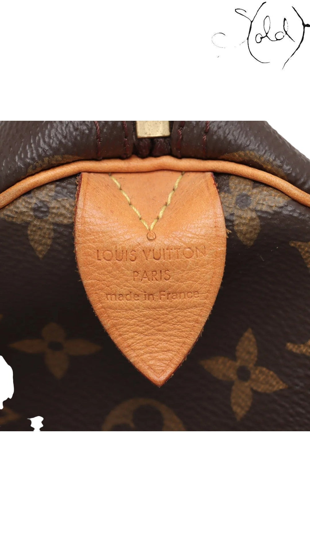 Louis Vuitton Speedy 30 Monogram Canvas, Close-up | Sold Attire