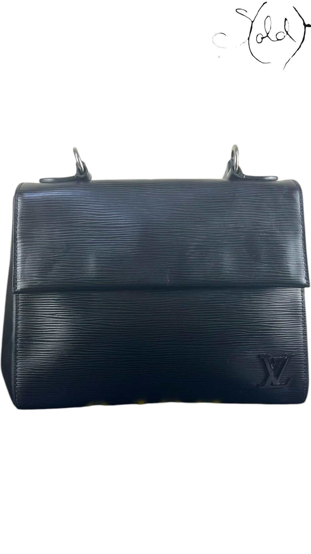 Louis Vuitton Cluny Mini – Epi Noir — Back view | Sold Attire