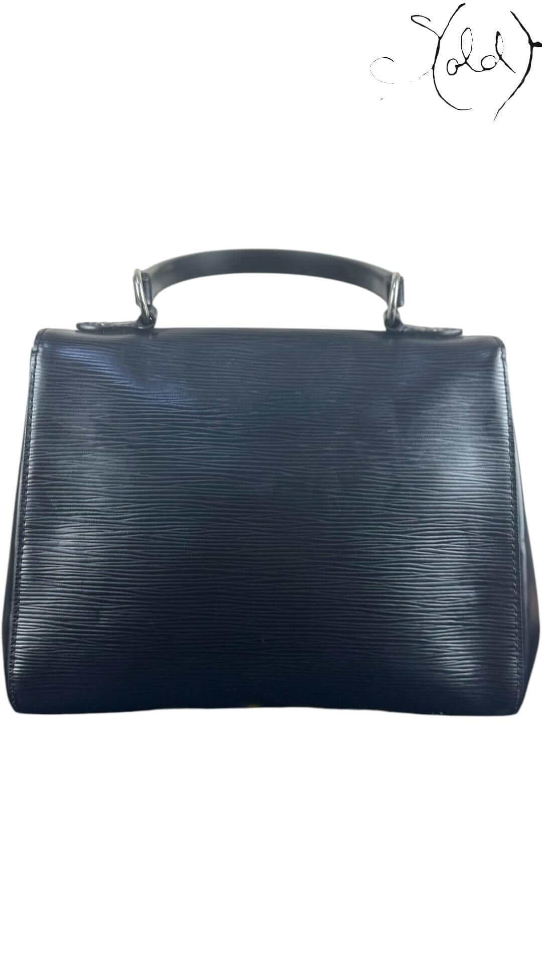 Louis Vuitton Cluny Mini – Epi Noir — Hardware detail | Sold Attire