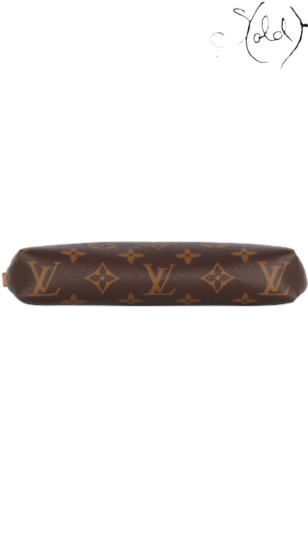 Louis Vuitton Pallas Clutch Monogram Canvas Employee Uniform 2018, Hardware detail | Sold Attire
