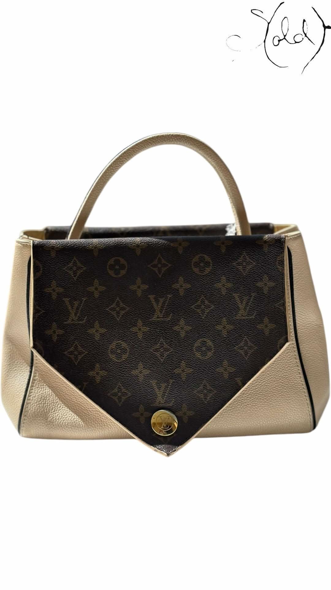 Louis Vuitton Double V Crema Monogram – Parisian Contrast | Sold Attire - Sold Attire
