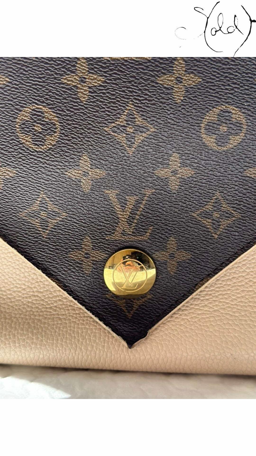 Louis Vuitton Double V Crema Monogram – Parisian Contrast | Sold Attire - Sold Attire