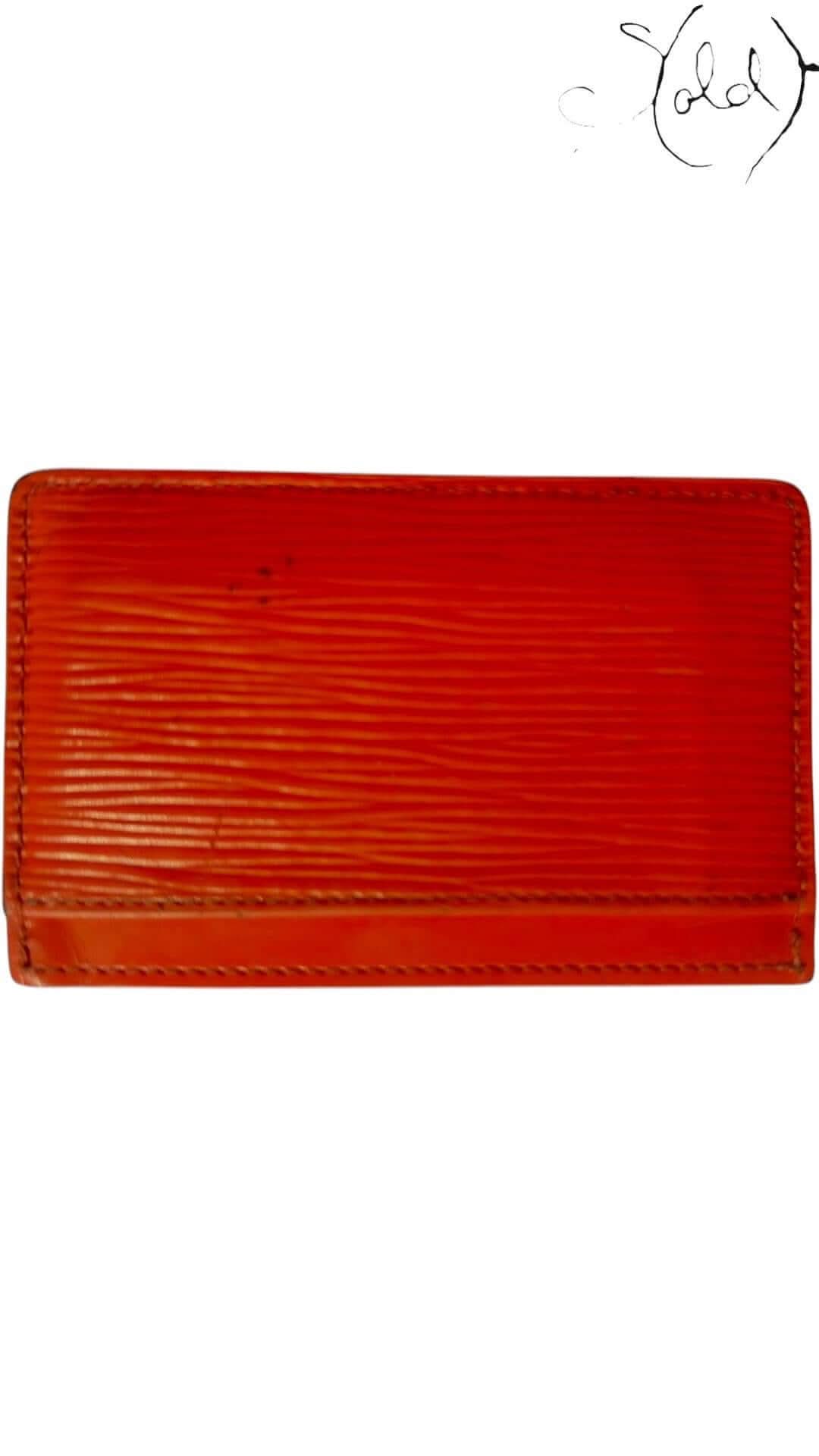 Louis Vuitton Epi Cardholder – Mandarin Orange | Sold Attire - Sold Attire