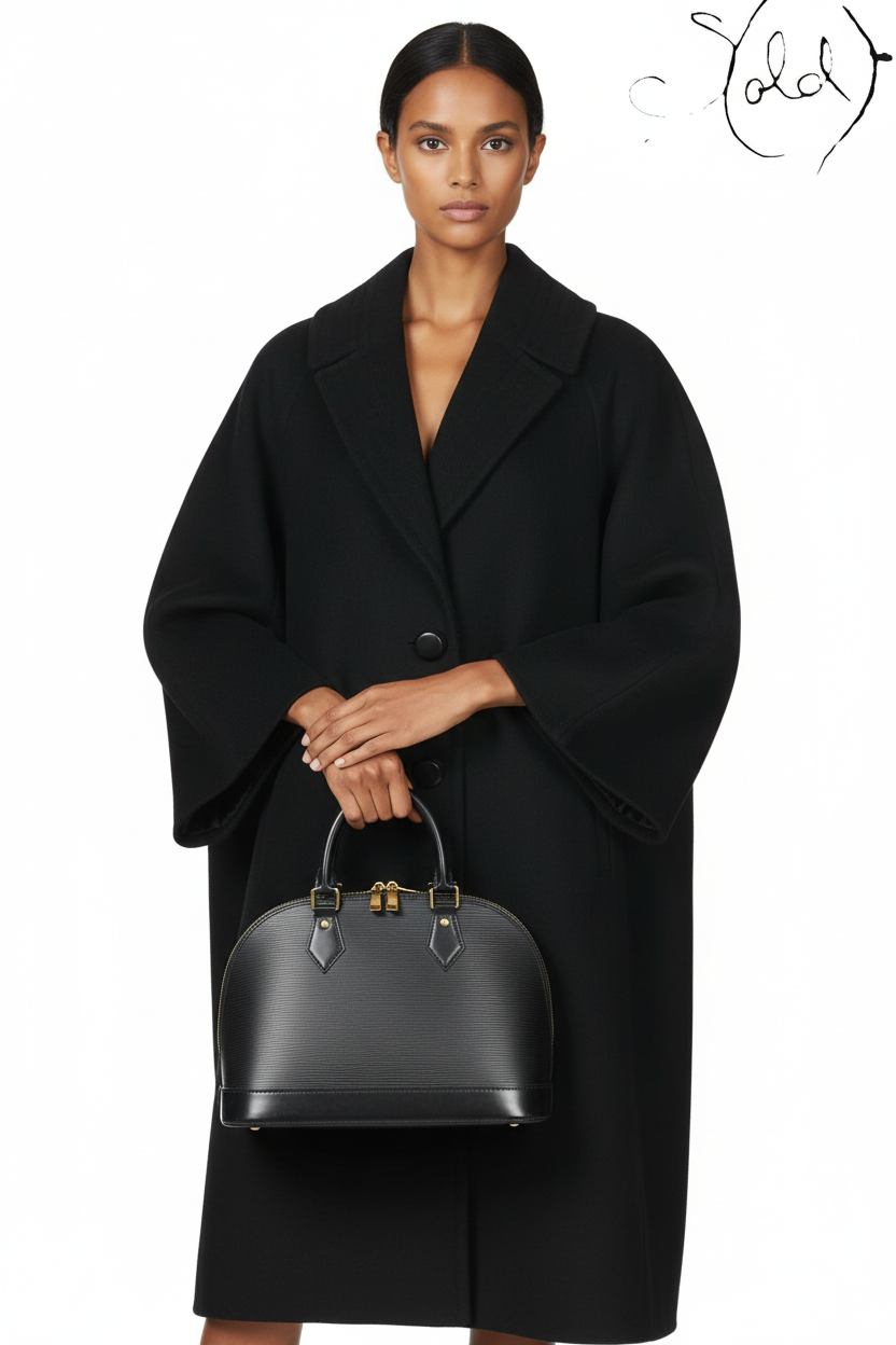 Louis Vuitton Alma MM Black Epi Leather 1998, Date code | Sold Attire