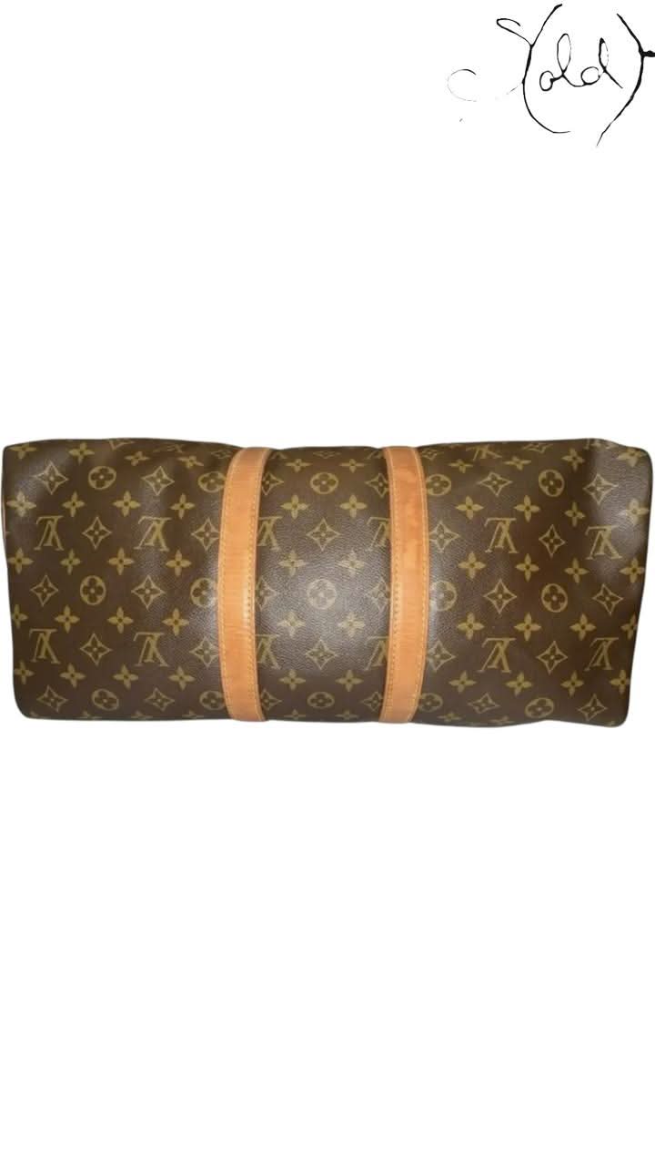 Keepall 45 Leather Bag | Brown Leather Duffle | Sold Attire