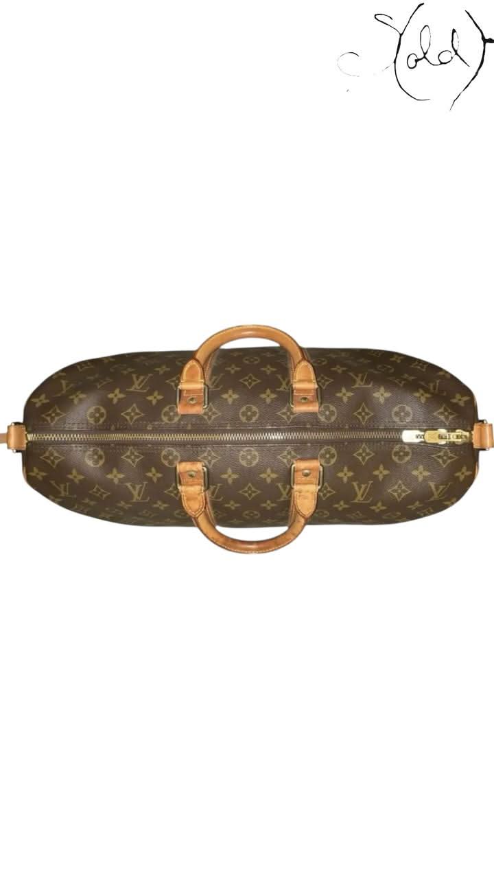 Keepall 45 Leather Bag | Brown Leather Duffle | Sold Attire