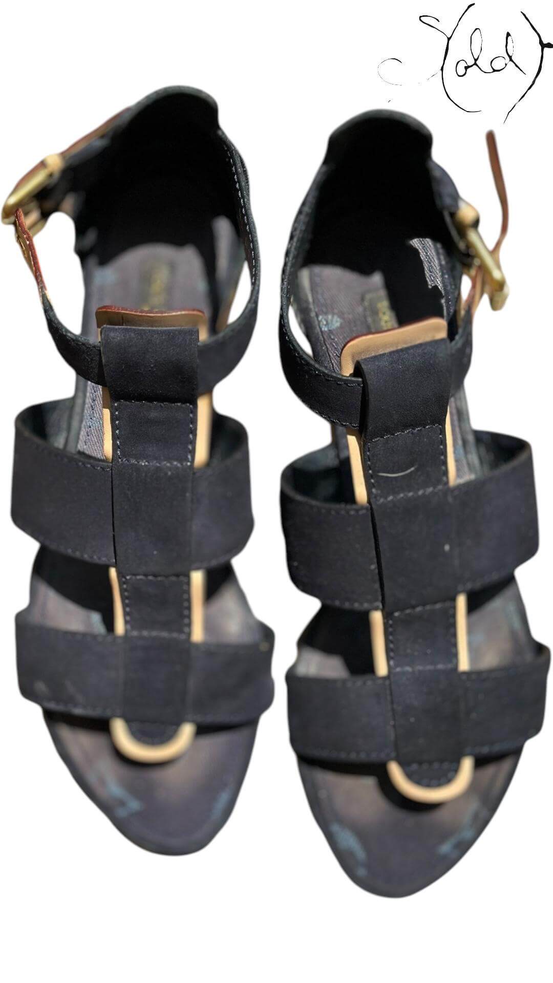 Louis Vuitton Monogram Flats – Quiet Flex, Back view | Sold Attire