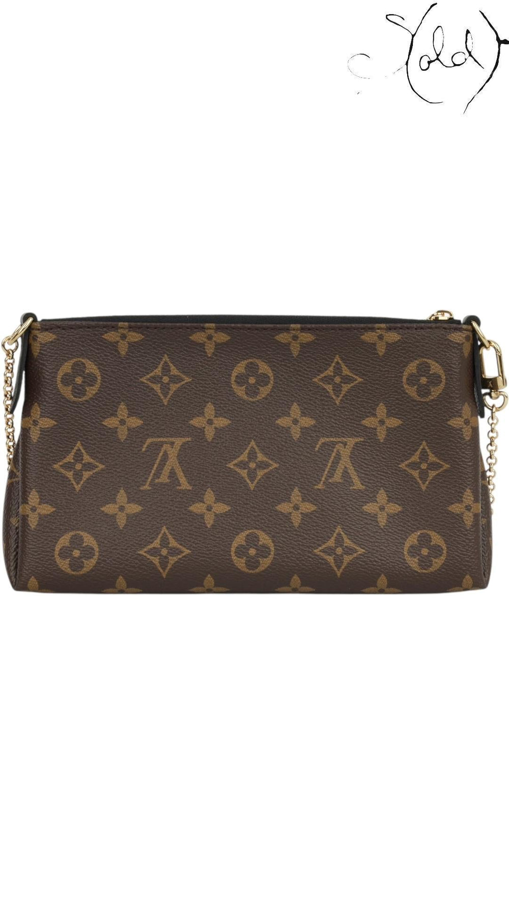 Louis Vuitton Monogram Pallas Clutch, Detail view | Sold Attire