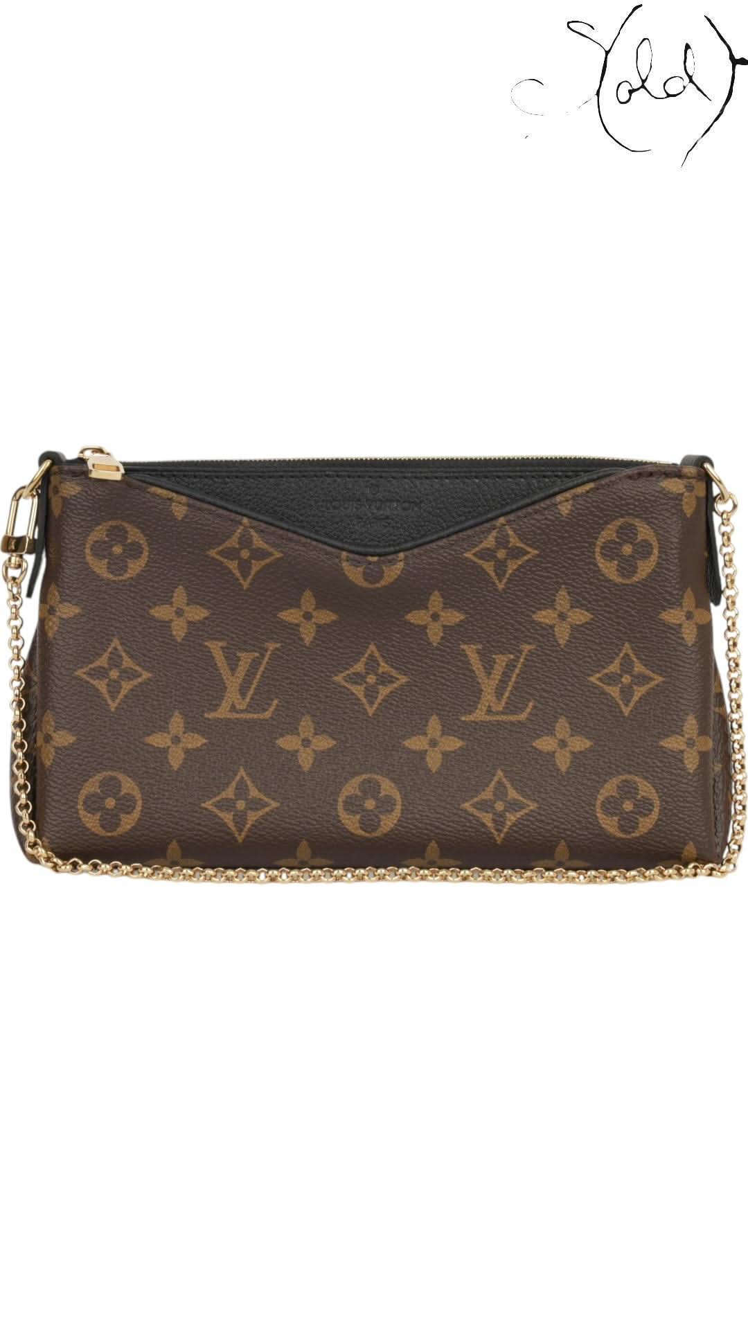 Louis Vuitton Monogram Pallas Clutch | Sold Attire - Sold Attire