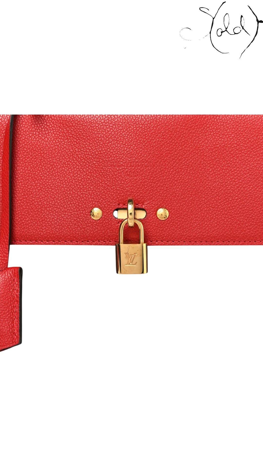 Louis Vuitton Monogram Venus – Cherry Red Contrast, Base view | Sold Attire