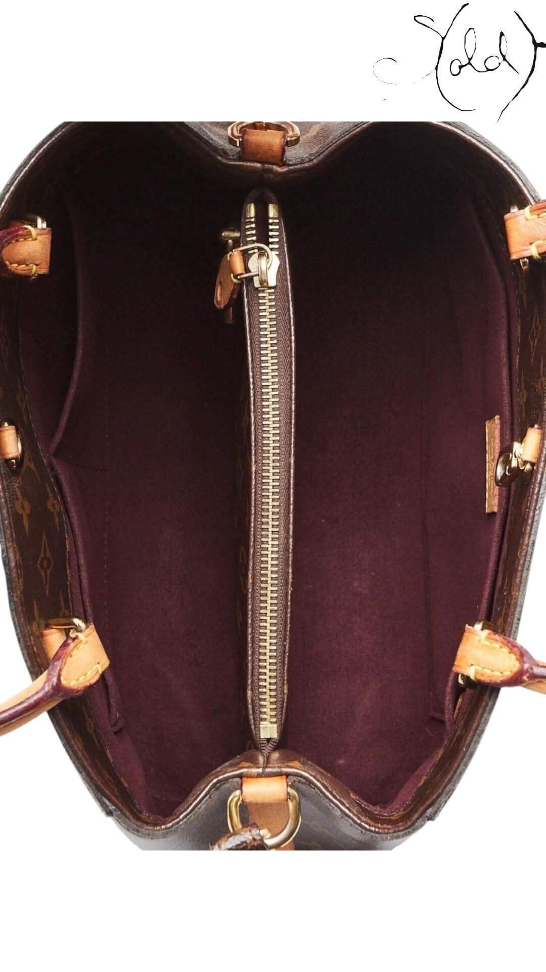 Louis Vuitton Montaigne MM Monogram Canvas Tote – Structured Elegance | Sold Attire - Sold Attire