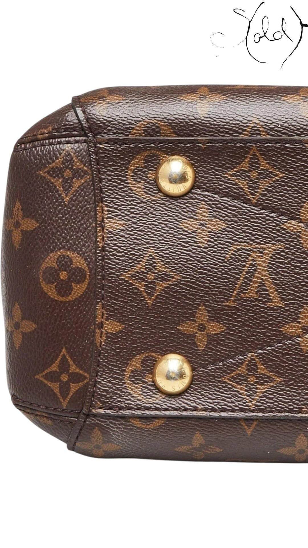 Louis Vuitton Montaigne MM Monogram Canvas Tote – Structured Elegance, Side view | Sold Attire