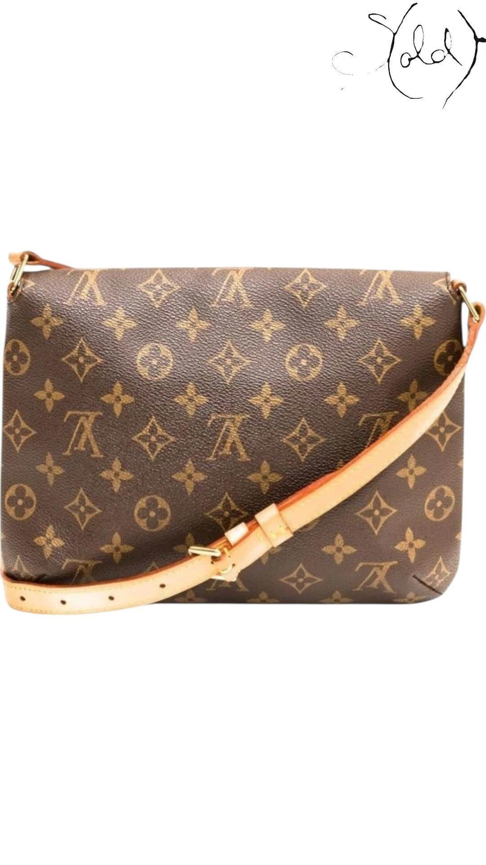 LOUIS VUITTON Musette Tango – Monogram Canvas, Base view | Sold Attire
