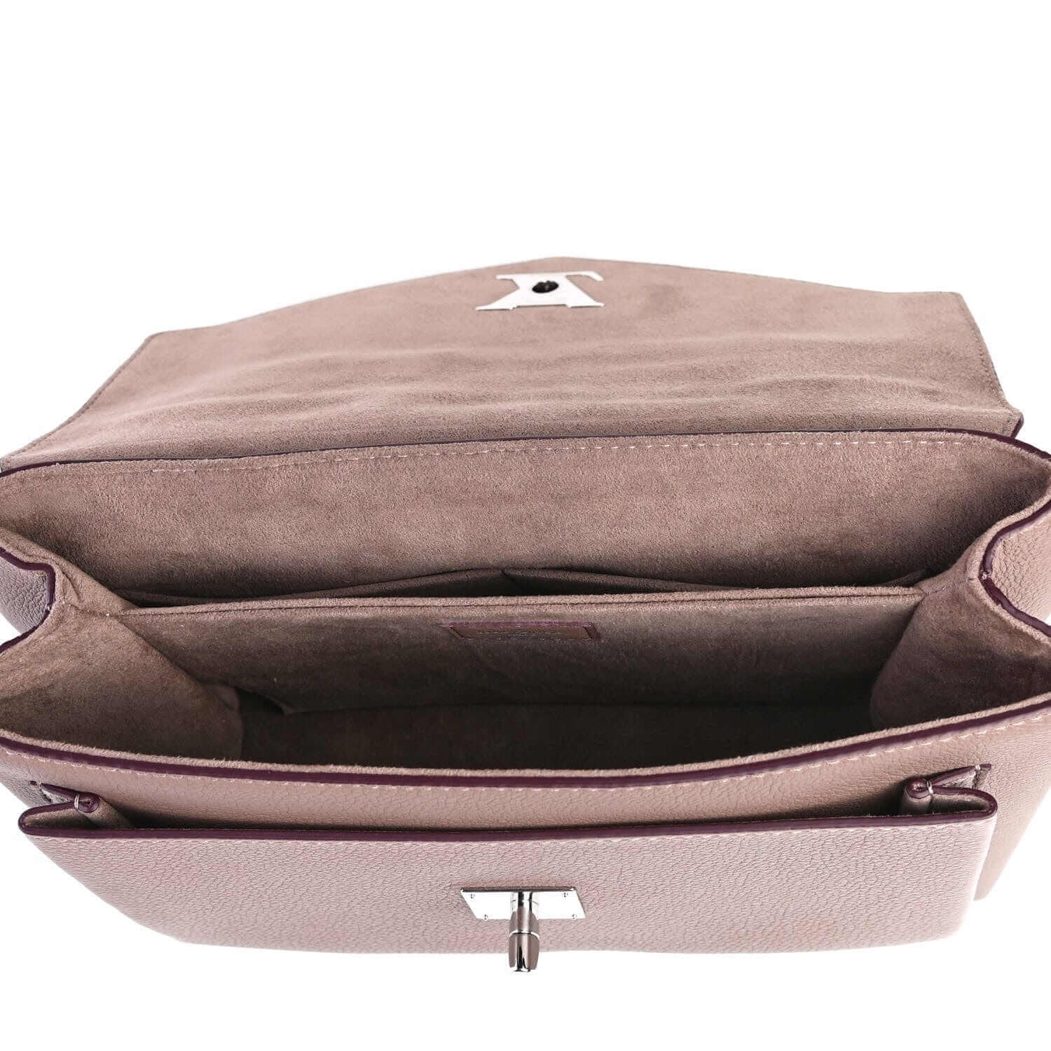 Louis Vuitton My Lockme Top Handle – Taupe Glacé Calfskin, Back view | Sold Attire