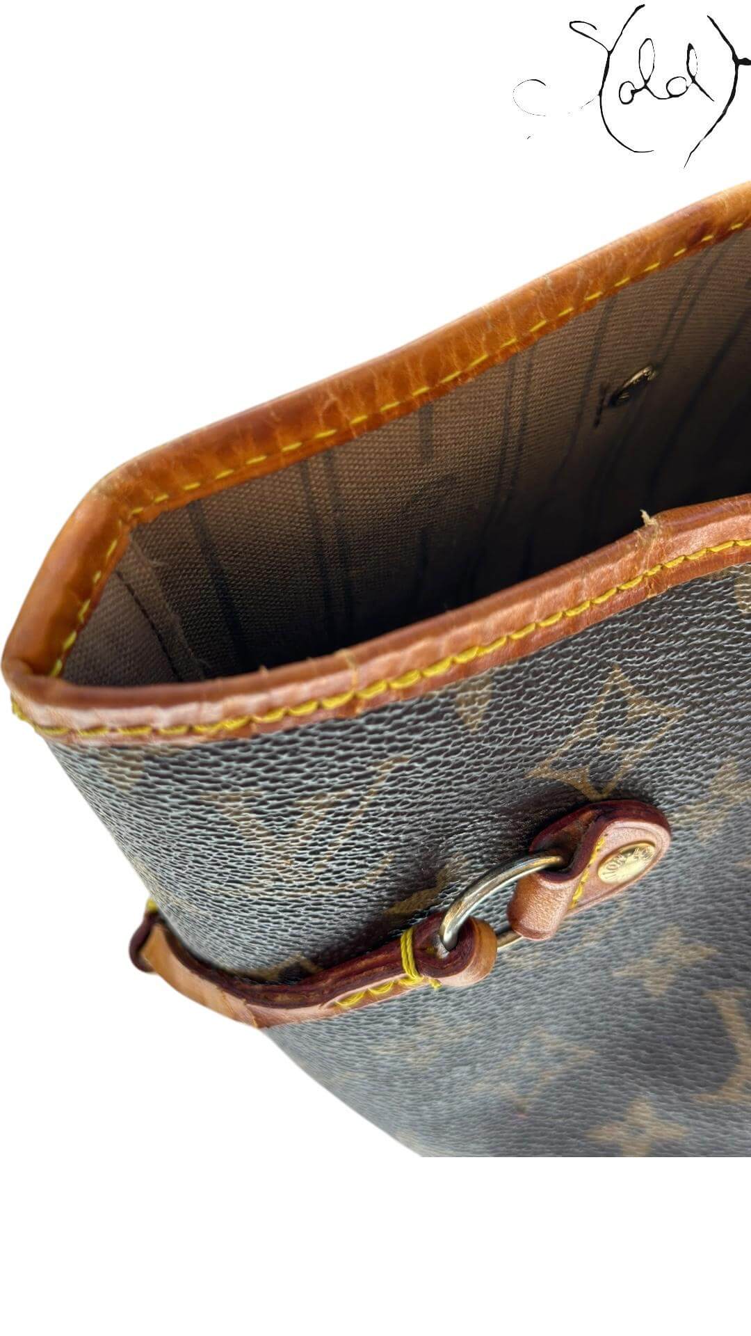 Louis Vuitton Neverfull MM – Monogram Canvas, Back view | Sold Attire