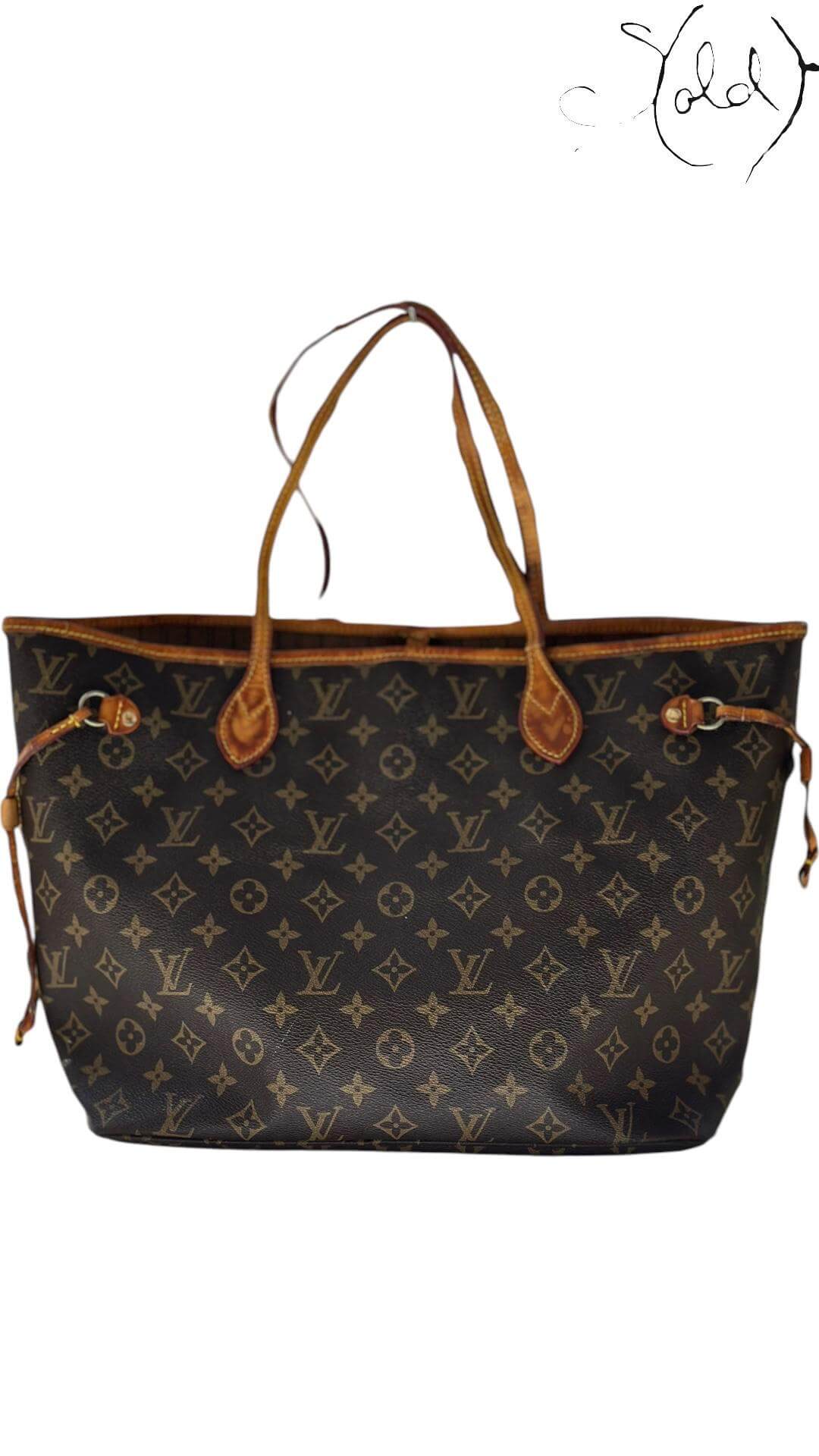 Louis Vuitton Neverfull MM – Monogram Canvas, Side view | Sold Attire