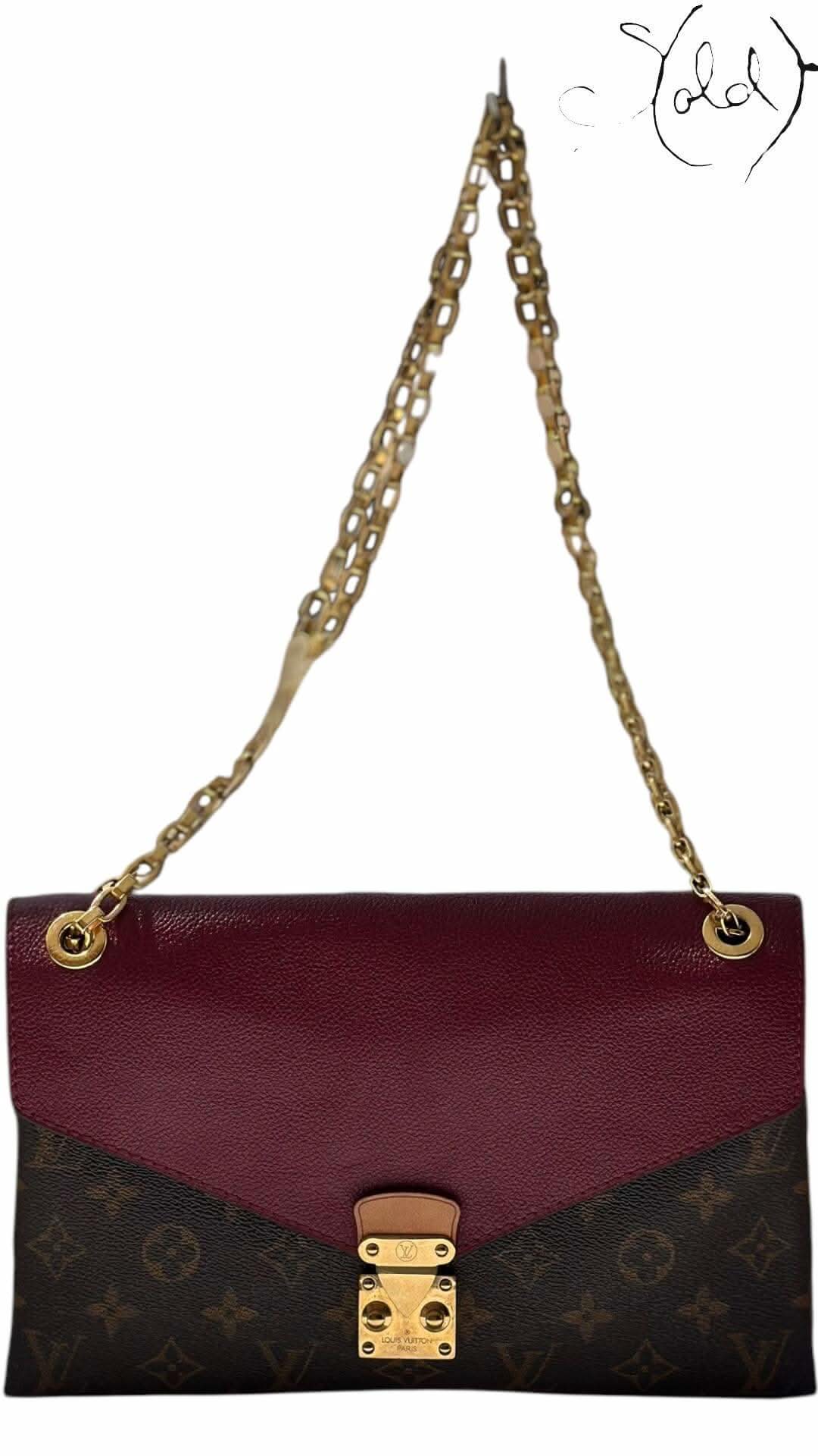 Louis Vuitton Pallas Shoulder Bag – Monogram Elegance | Sold Attire - Sold Attire