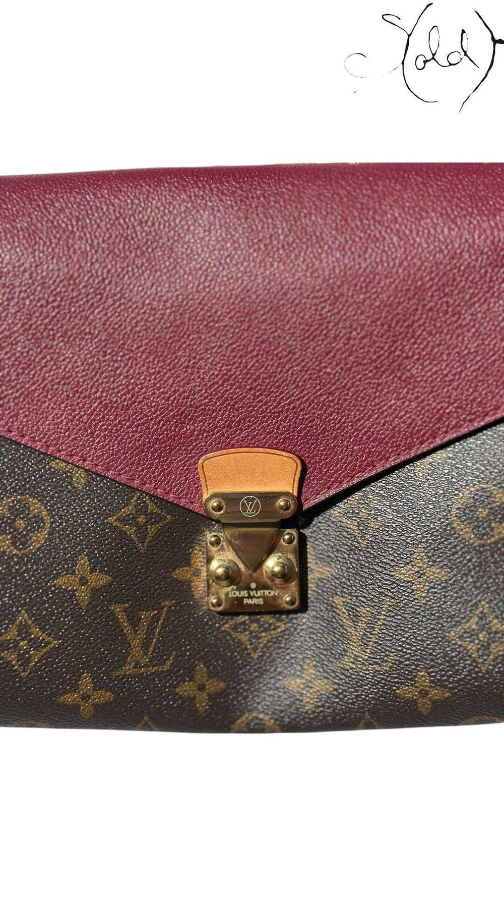 Louis Vuitton Pallas Shoulder Bag – Monogram Elegance, Interior view | Sold Attire