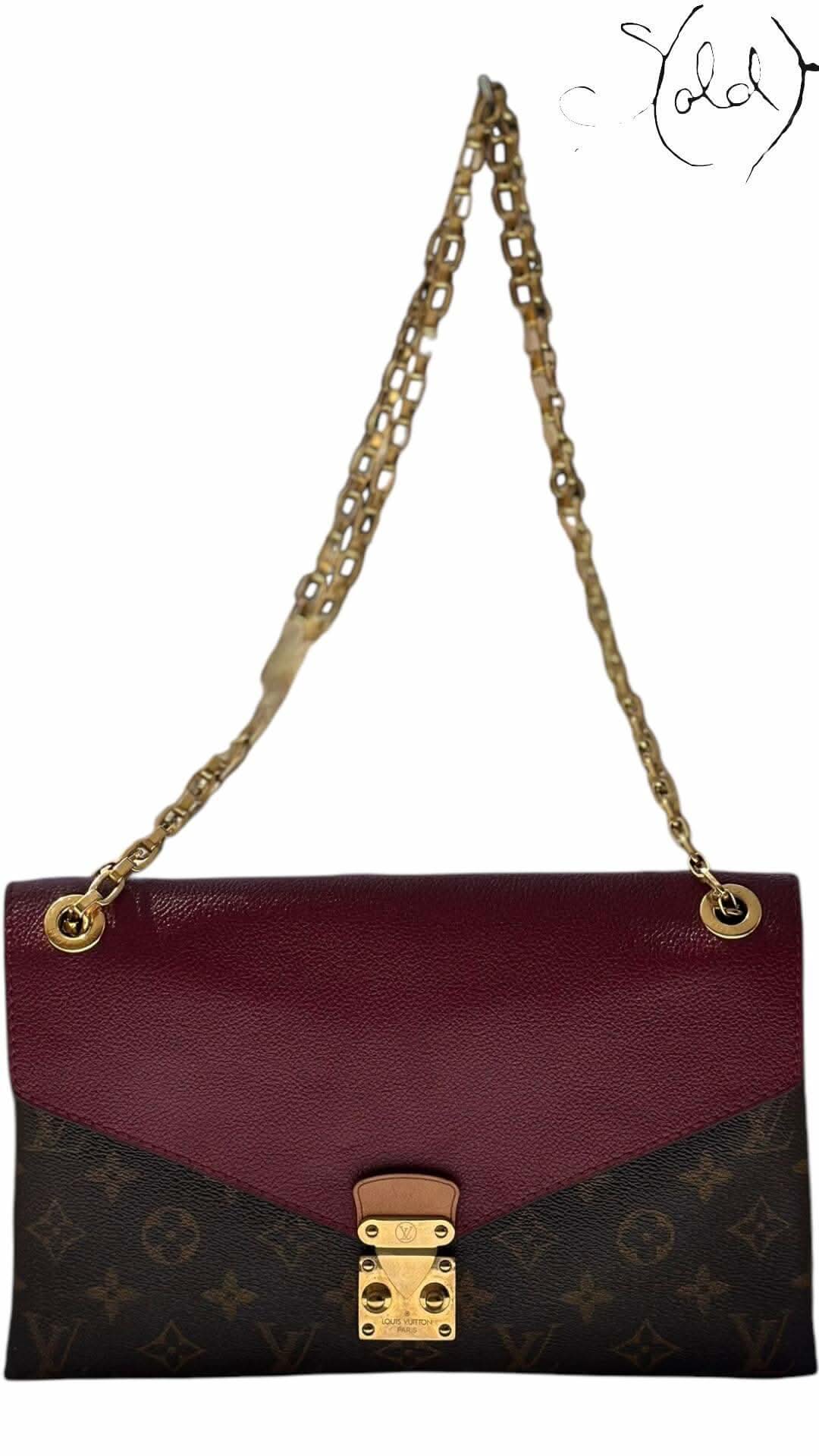 Louis Vuitton Pallas Shoulder Bag – Monogram Elegance | Sold Attire - Sold Attire